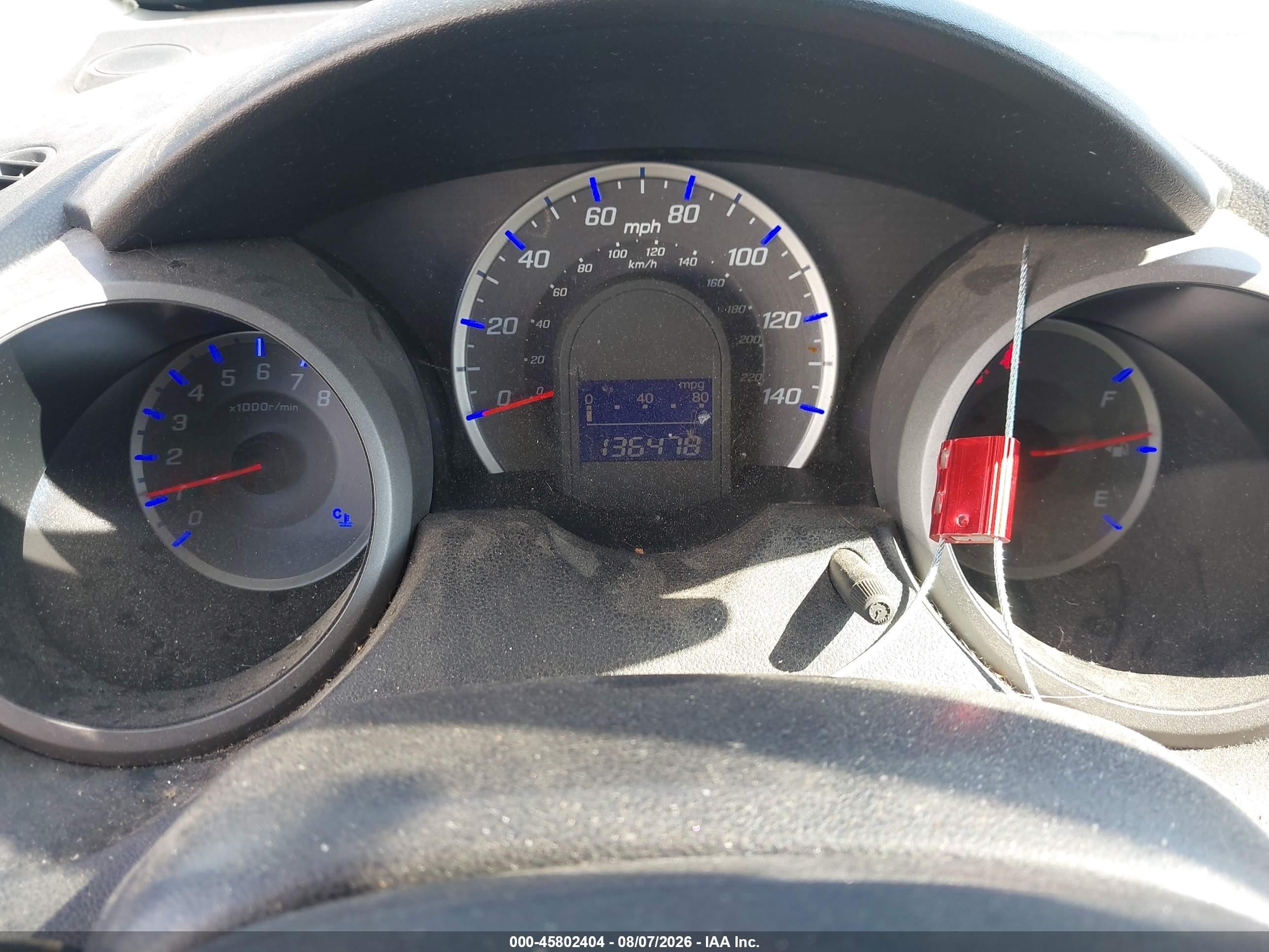 2010 Honda Fit   Dark Blue vin: JHMGE8H22AS012031