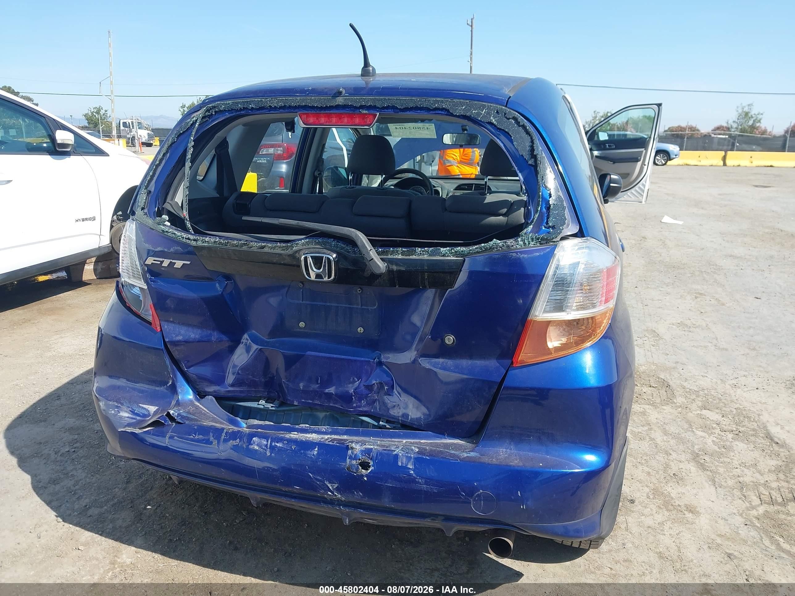 2010 Honda Fit   Dark Blue vin: JHMGE8H22AS012031