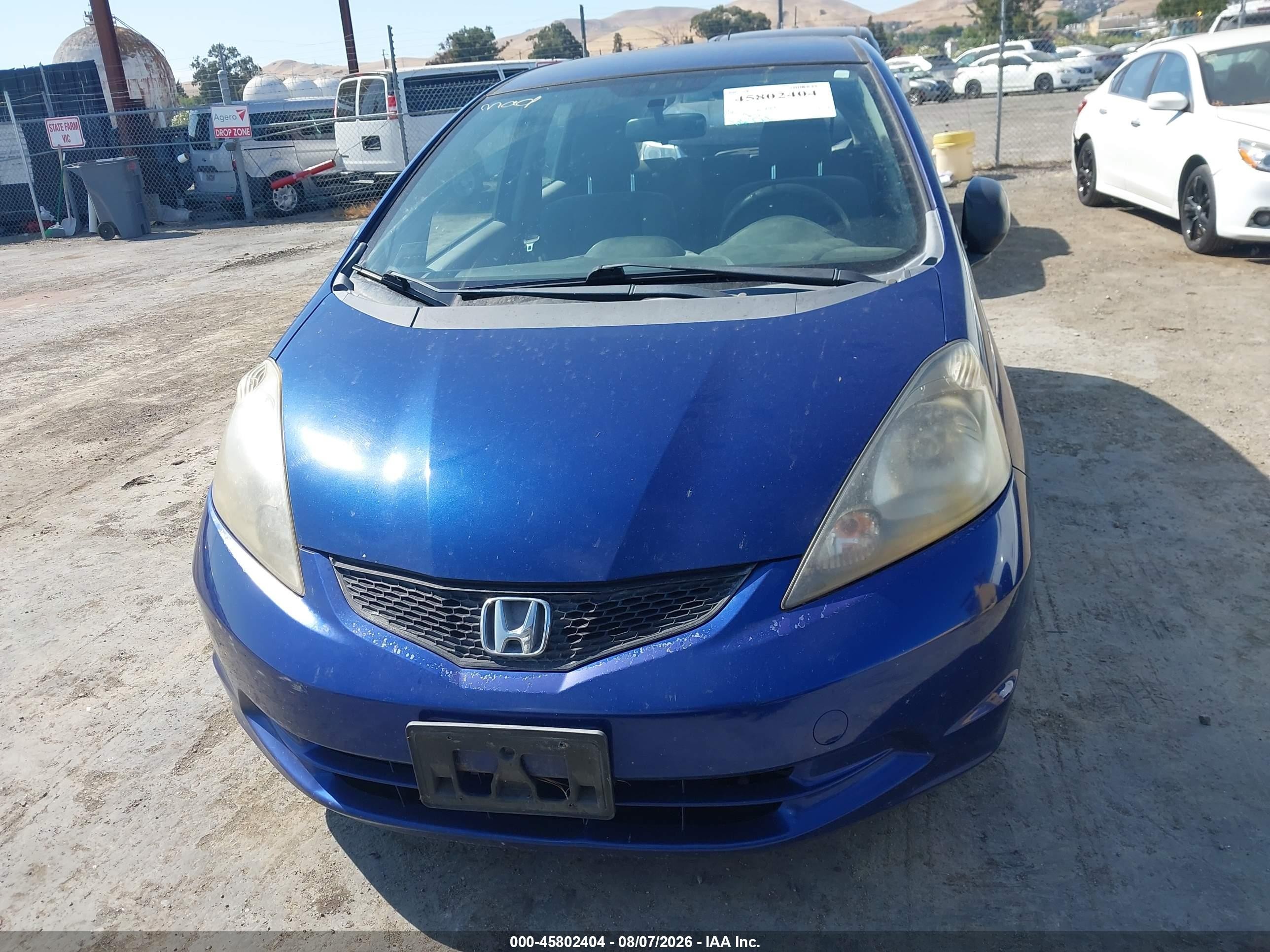 2010 Honda Fit   Dark Blue vin: JHMGE8H22AS012031