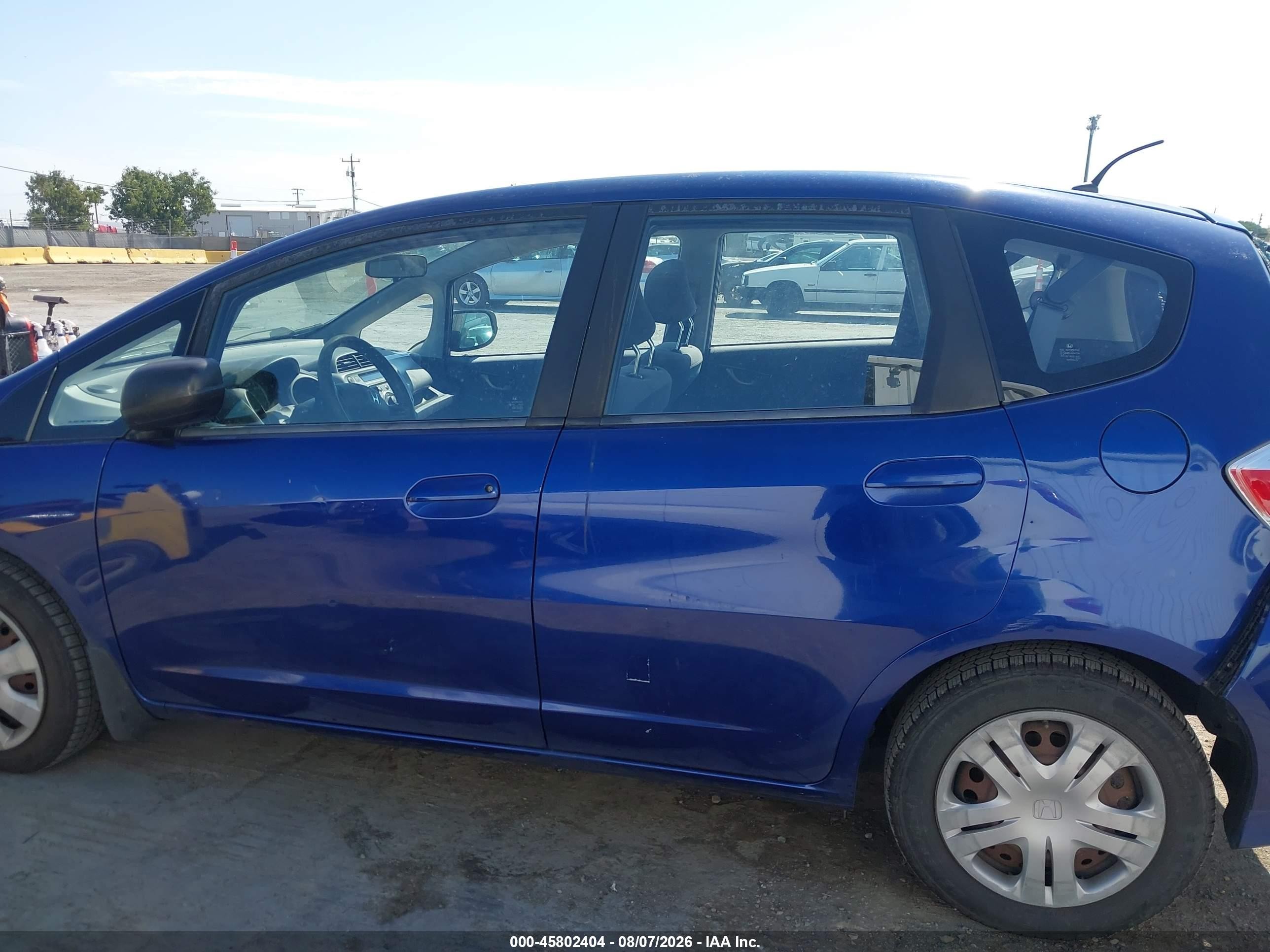2010 Honda Fit   Dark Blue vin: JHMGE8H22AS012031