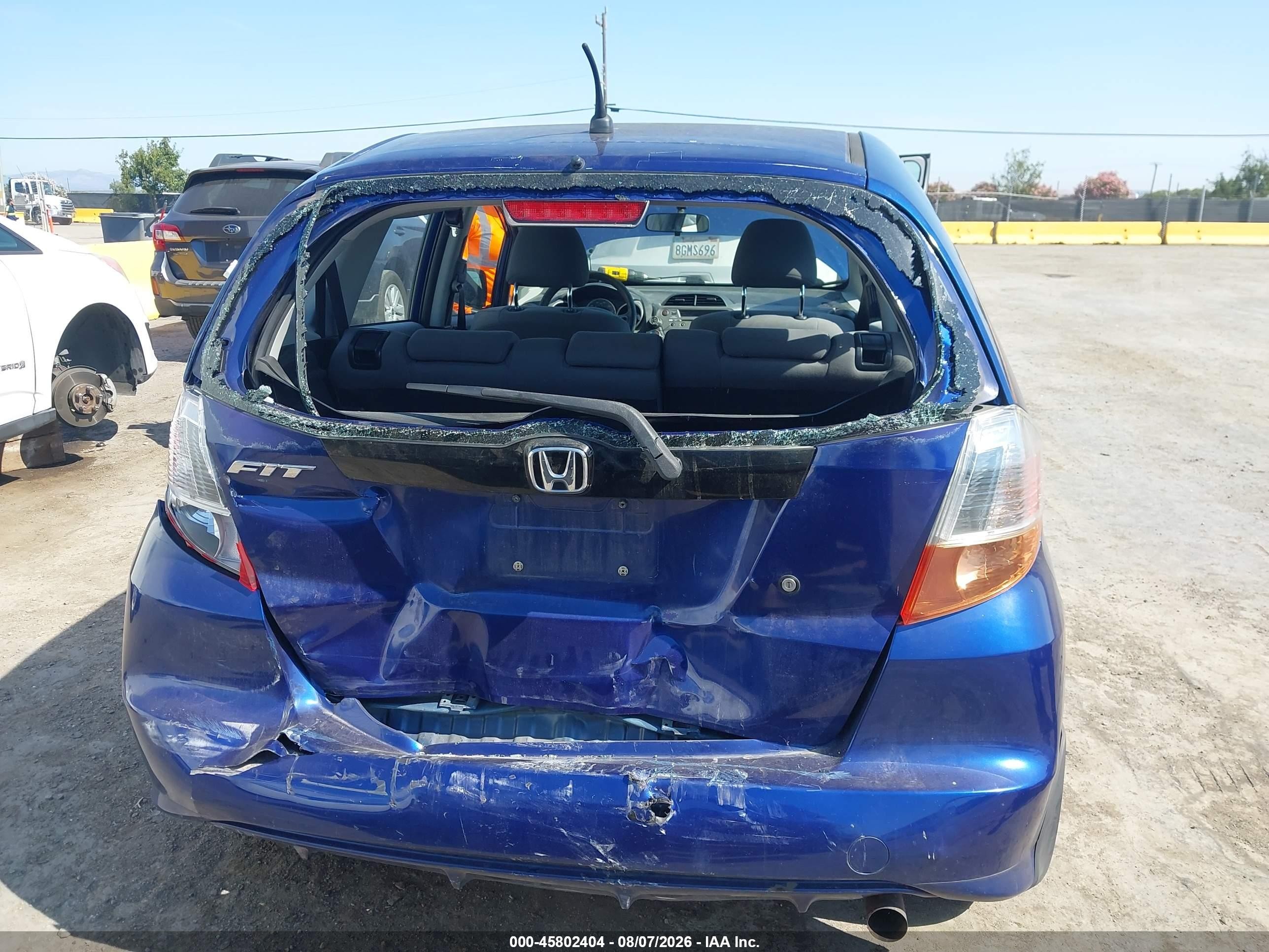 2010 Honda Fit   Dark Blue vin: JHMGE8H22AS012031