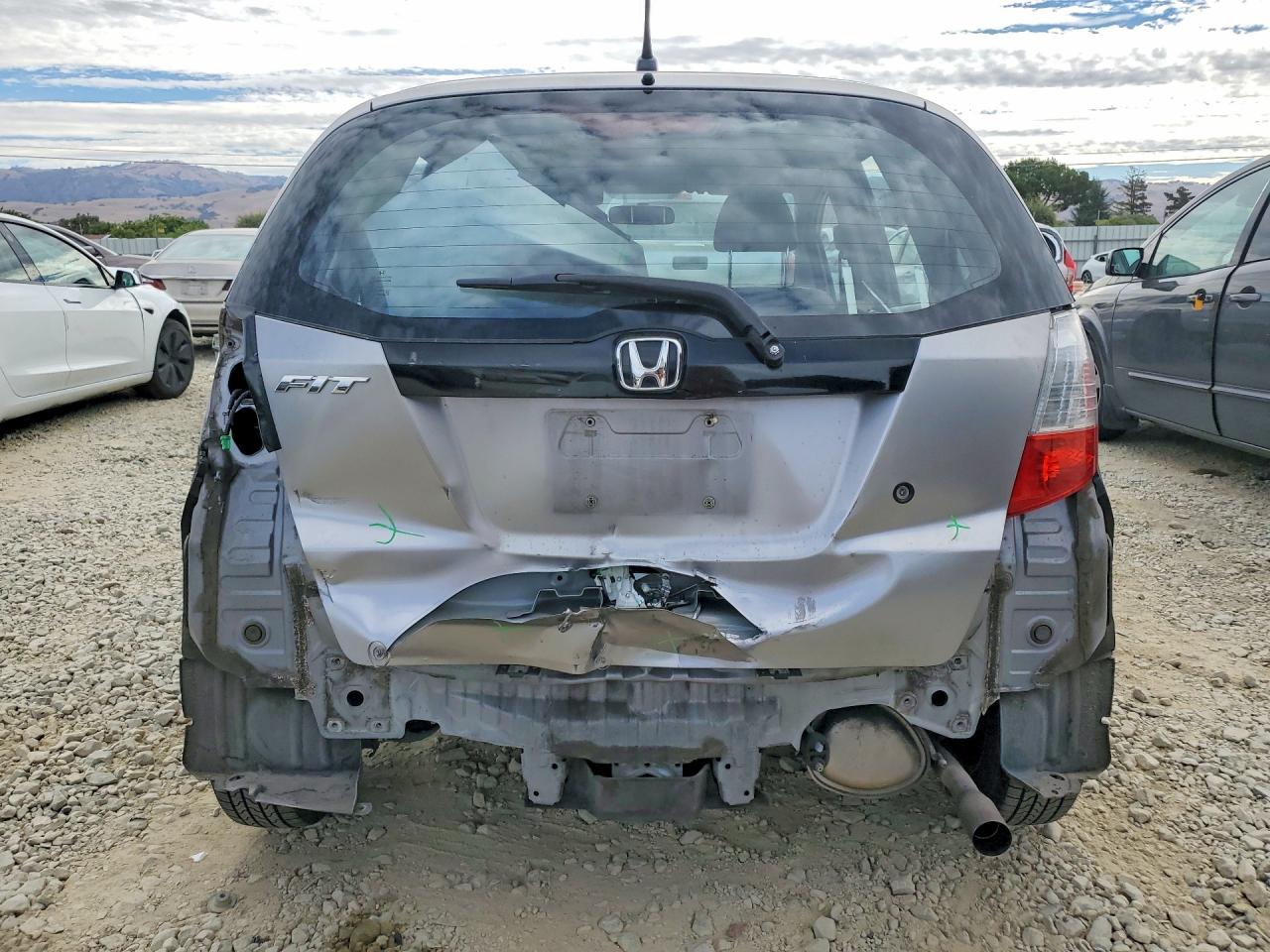 2010 Honda Fit Silver vin: JHMGE8H23AC006409