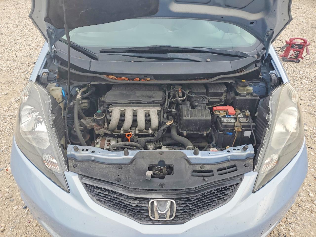 2010 Honda Fit Blue vin: JHMGE8H23AC033433