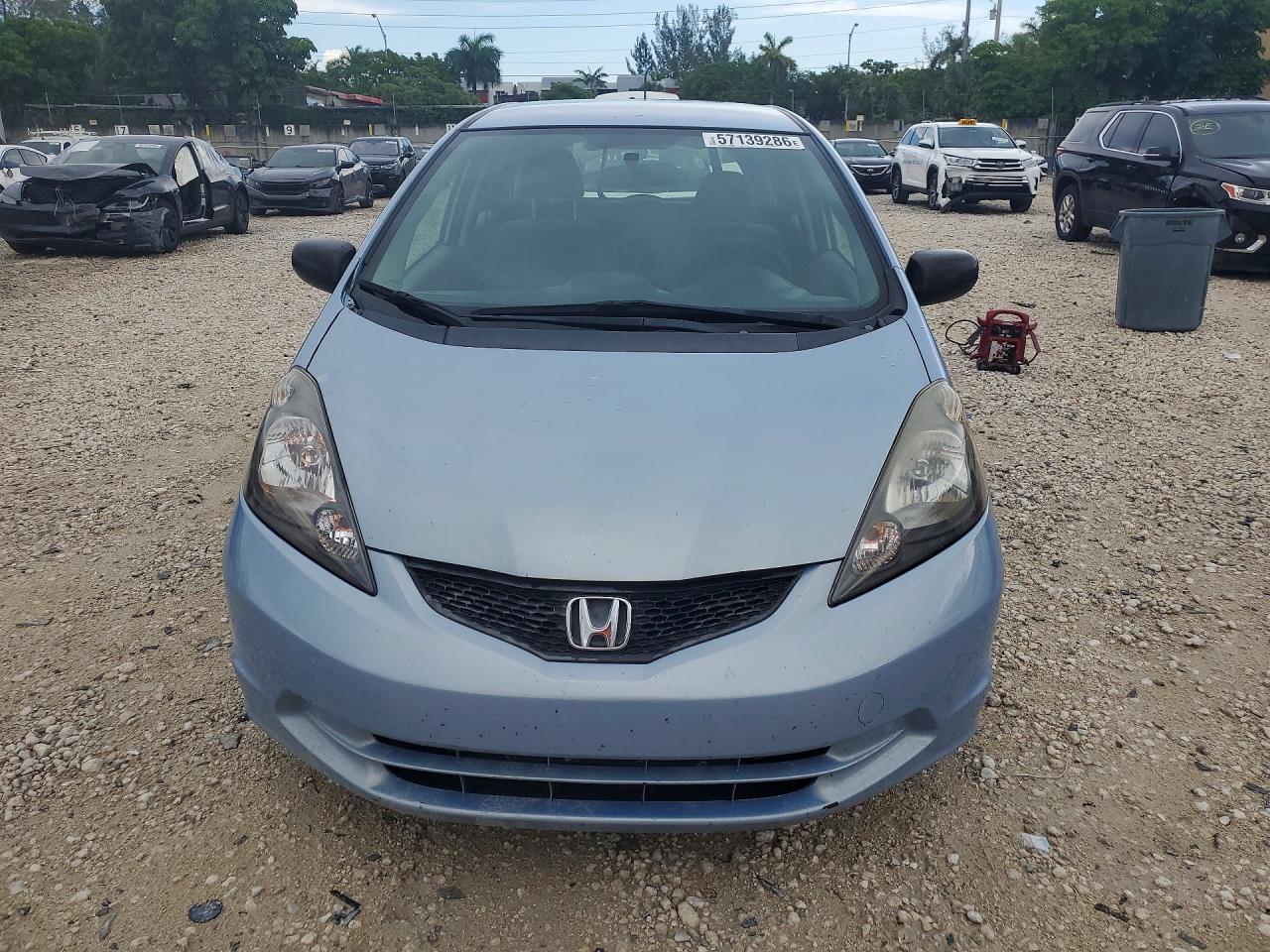 2010 Honda Fit Blue vin: JHMGE8H23AC033433
