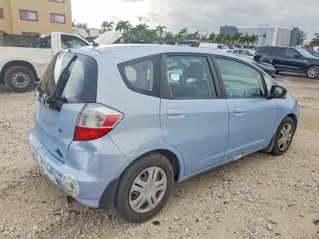 2010 Honda Fit Blue vin: JHMGE8H23AC033433