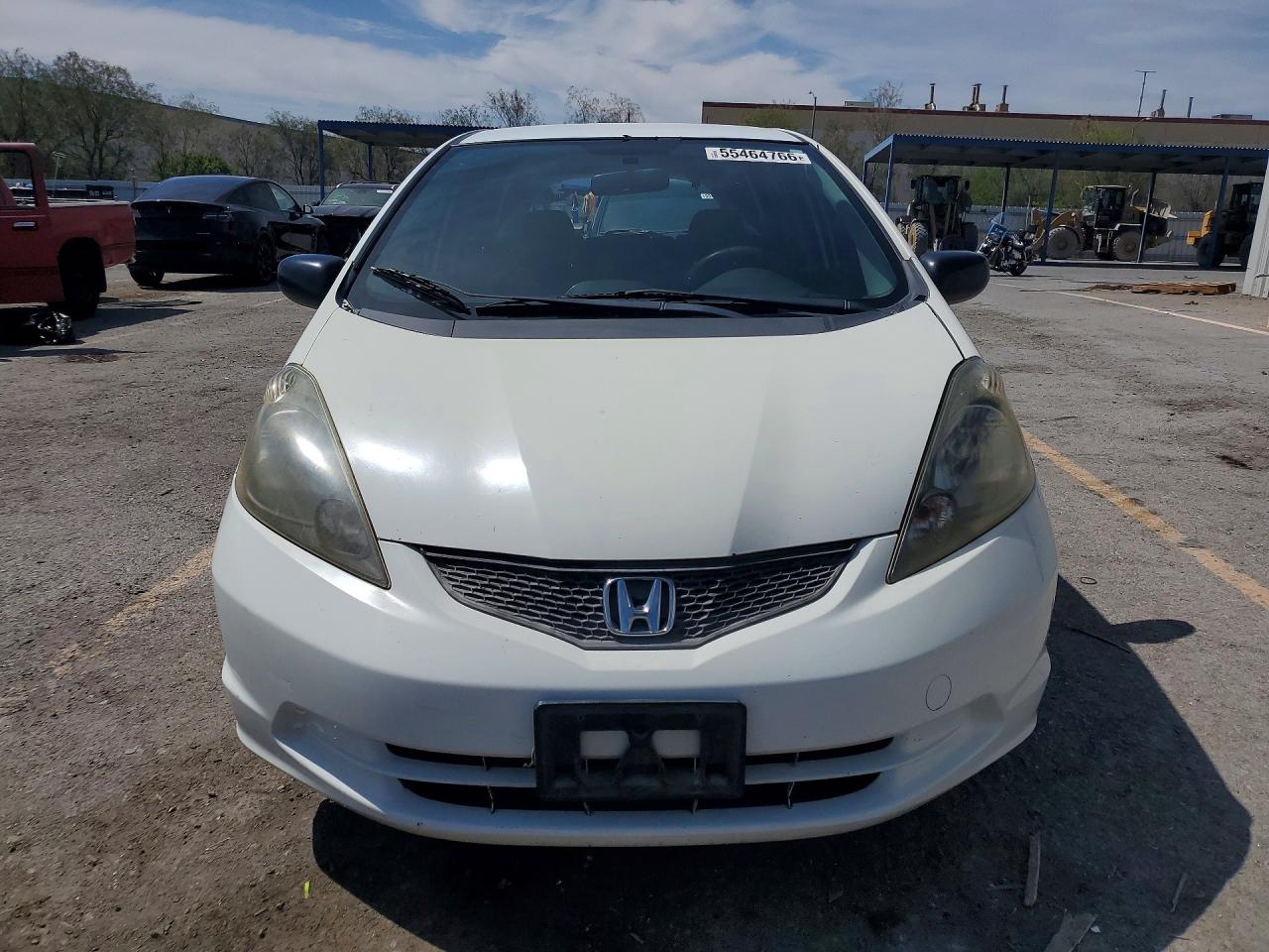 2010 Honda Fit White vin: JHMGE8H23AS002723