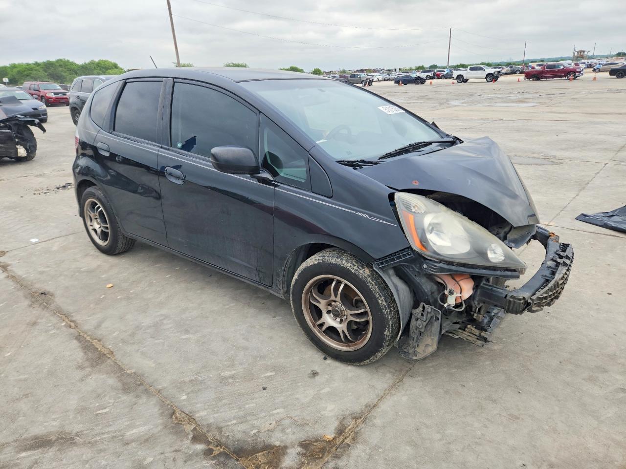 2010 Honda Fit Black vin: JHMGE8H23AS006366