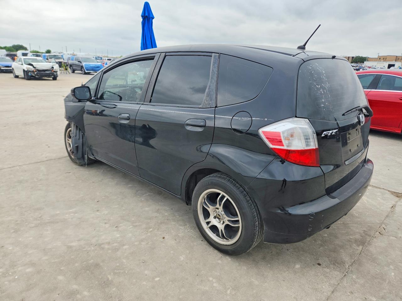 2010 Honda Fit Black vin: JHMGE8H23AS006366
