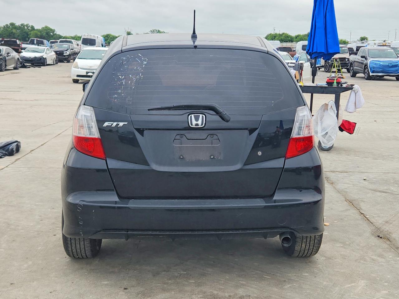2010 Honda Fit Black vin: JHMGE8H23AS006366