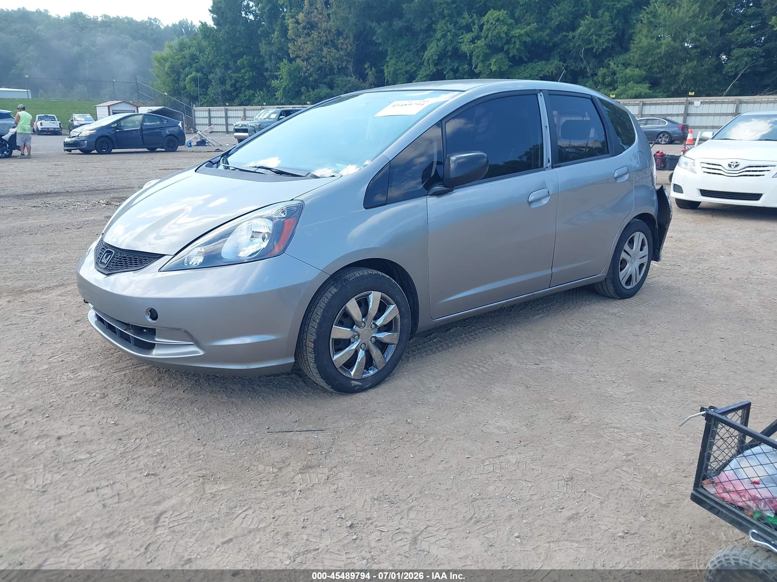 2010 Honda Fit   Silver vin: JHMGE8H23AS024737