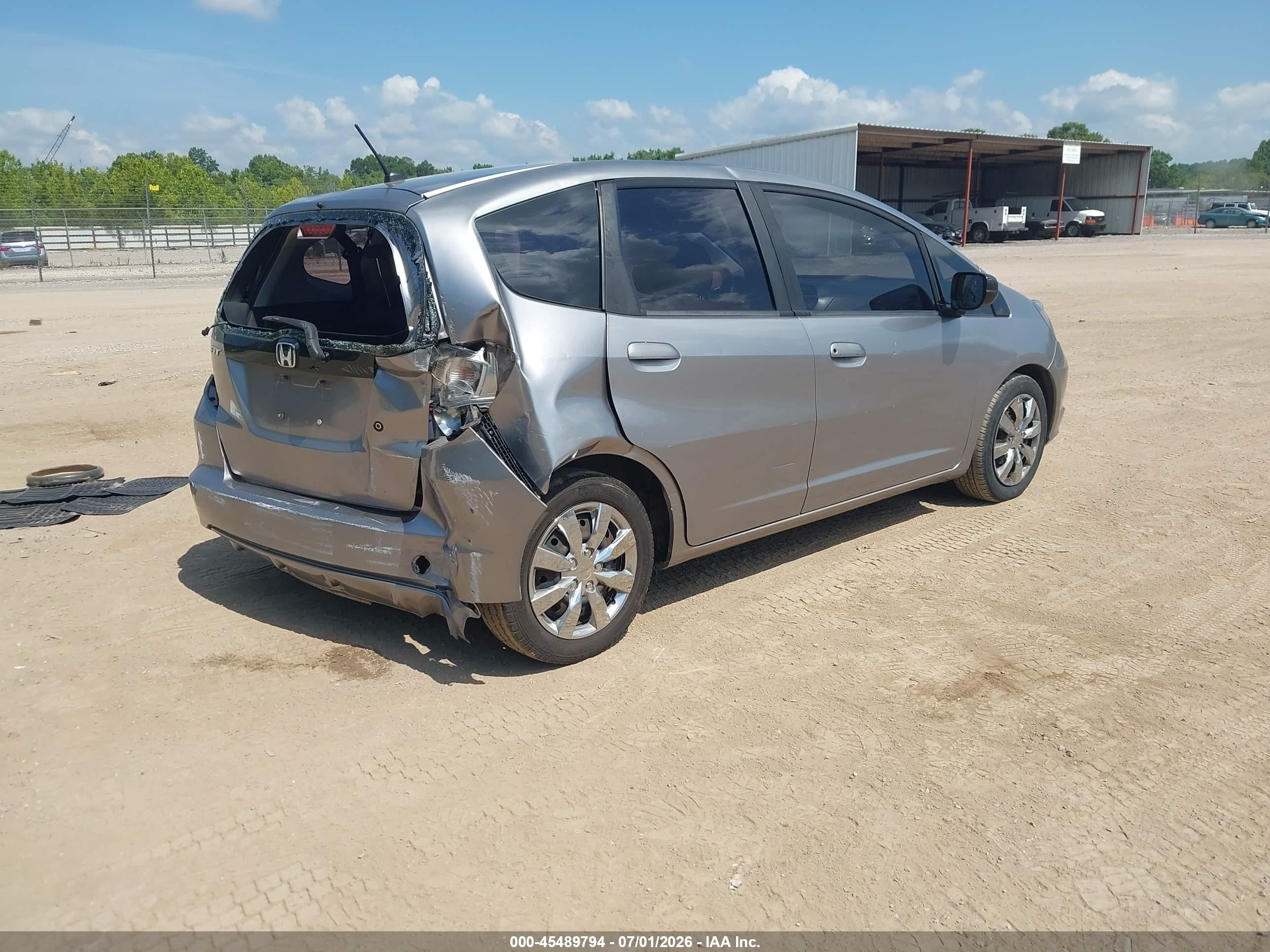 2010 Honda Fit   Silver vin: JHMGE8H23AS024737