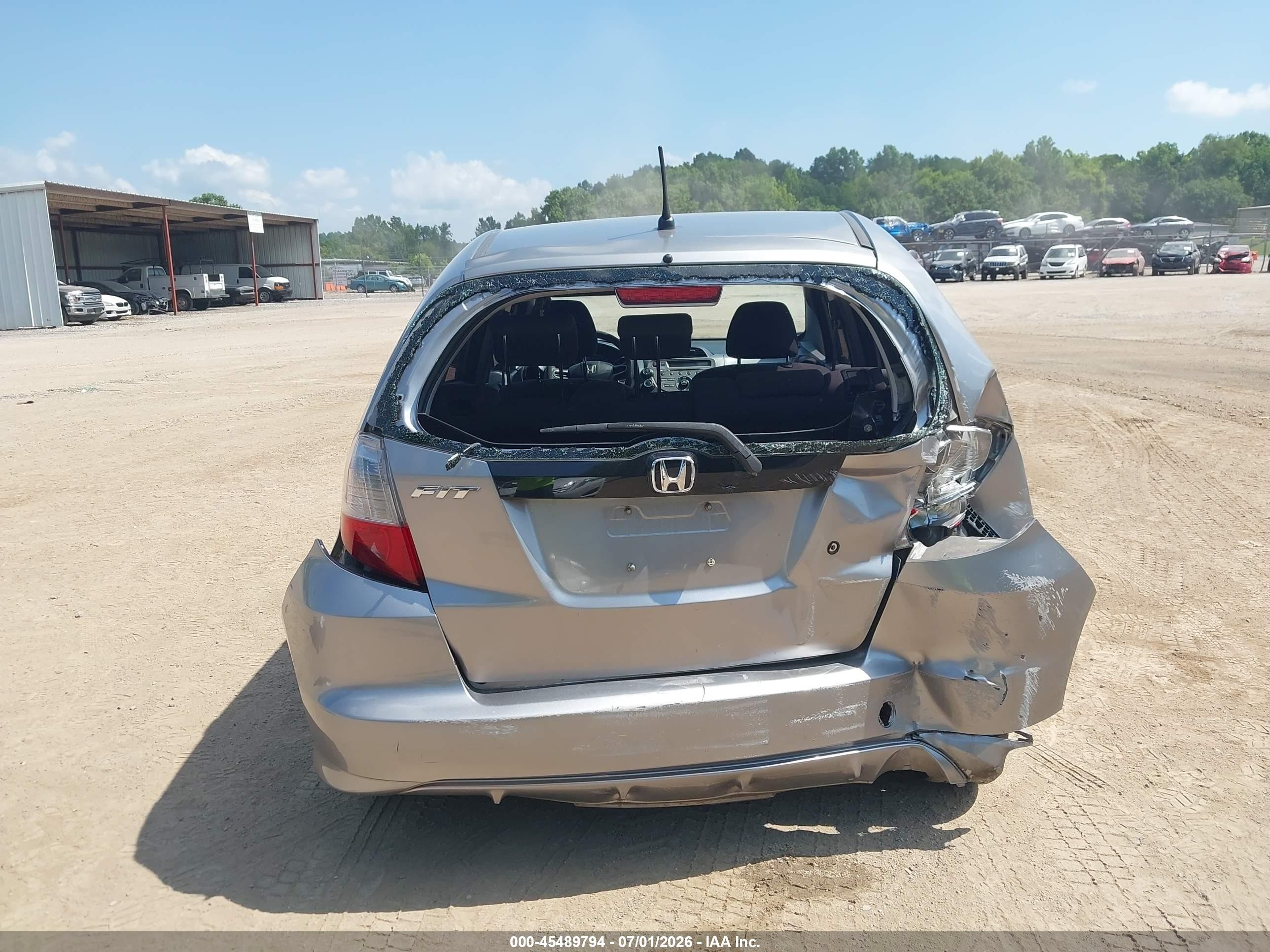 2010 Honda Fit   Silver vin: JHMGE8H23AS024737