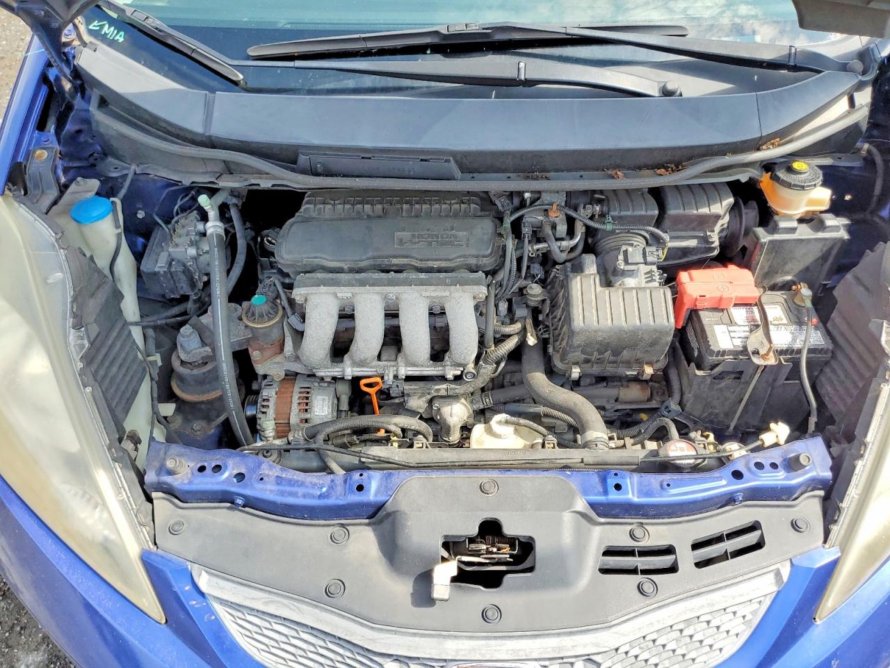 2010 Honda Fit Blue vin: JHMGE8H24AC006211