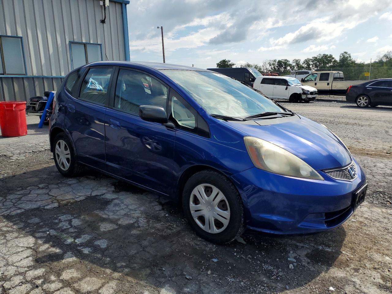 2010 Honda Fit Blue vin: JHMGE8H24AC006211