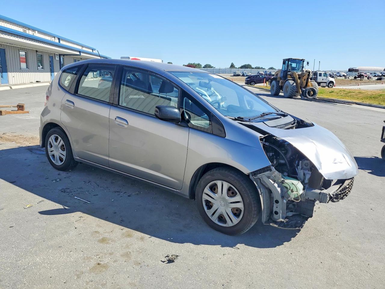 2010 Honda Fit Silver vin: JHMGE8H24AC006421