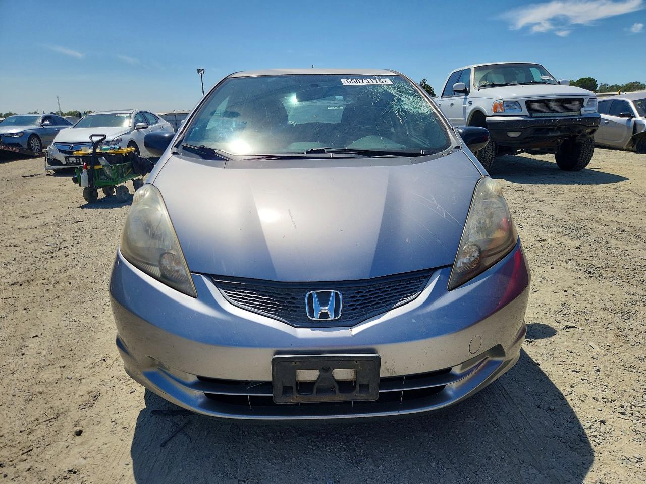 2010 Honda Fit Silver vin: JHMGE8H24AC006676