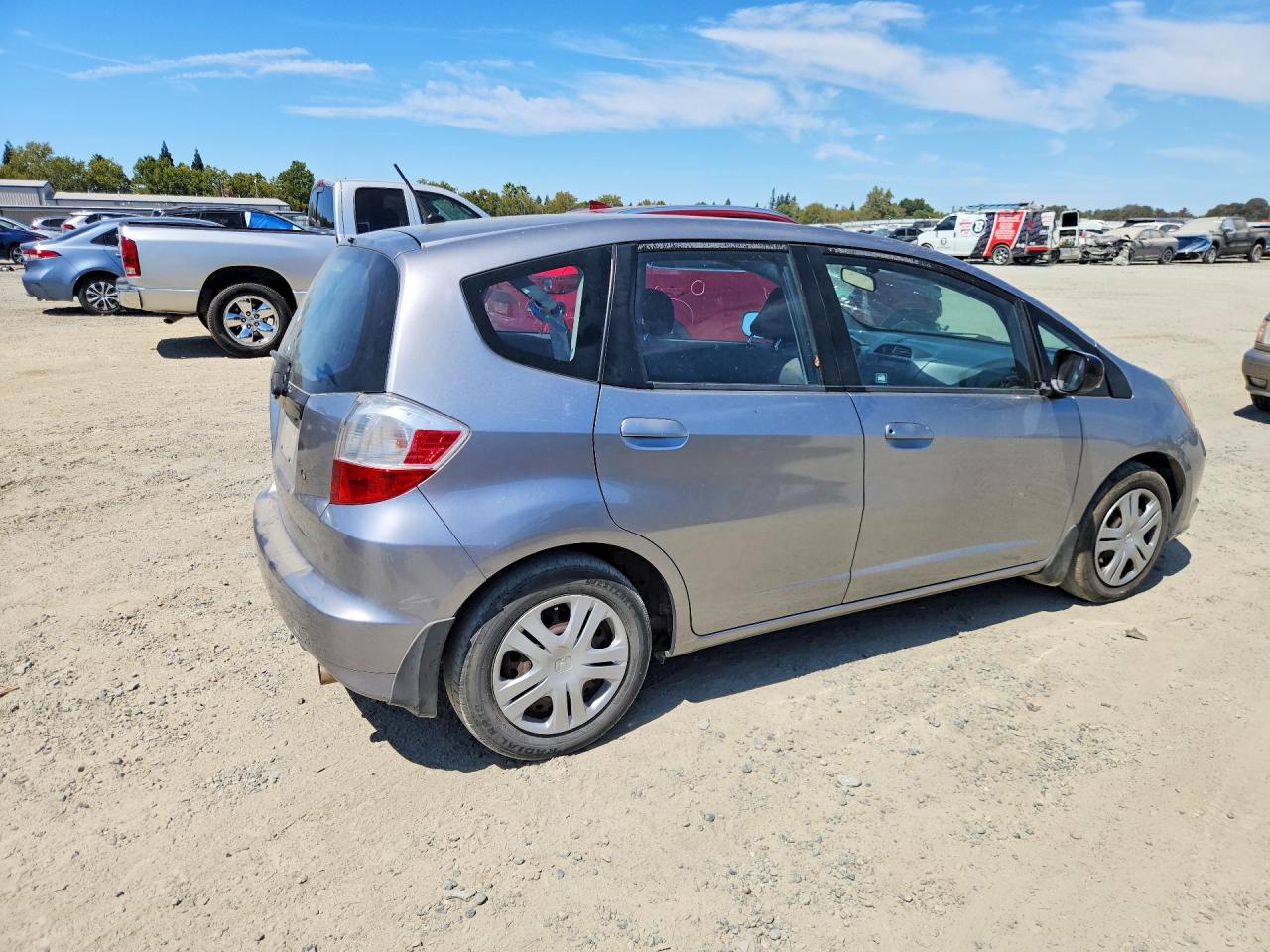 2010 Honda Fit Silver vin: JHMGE8H24AC006676
