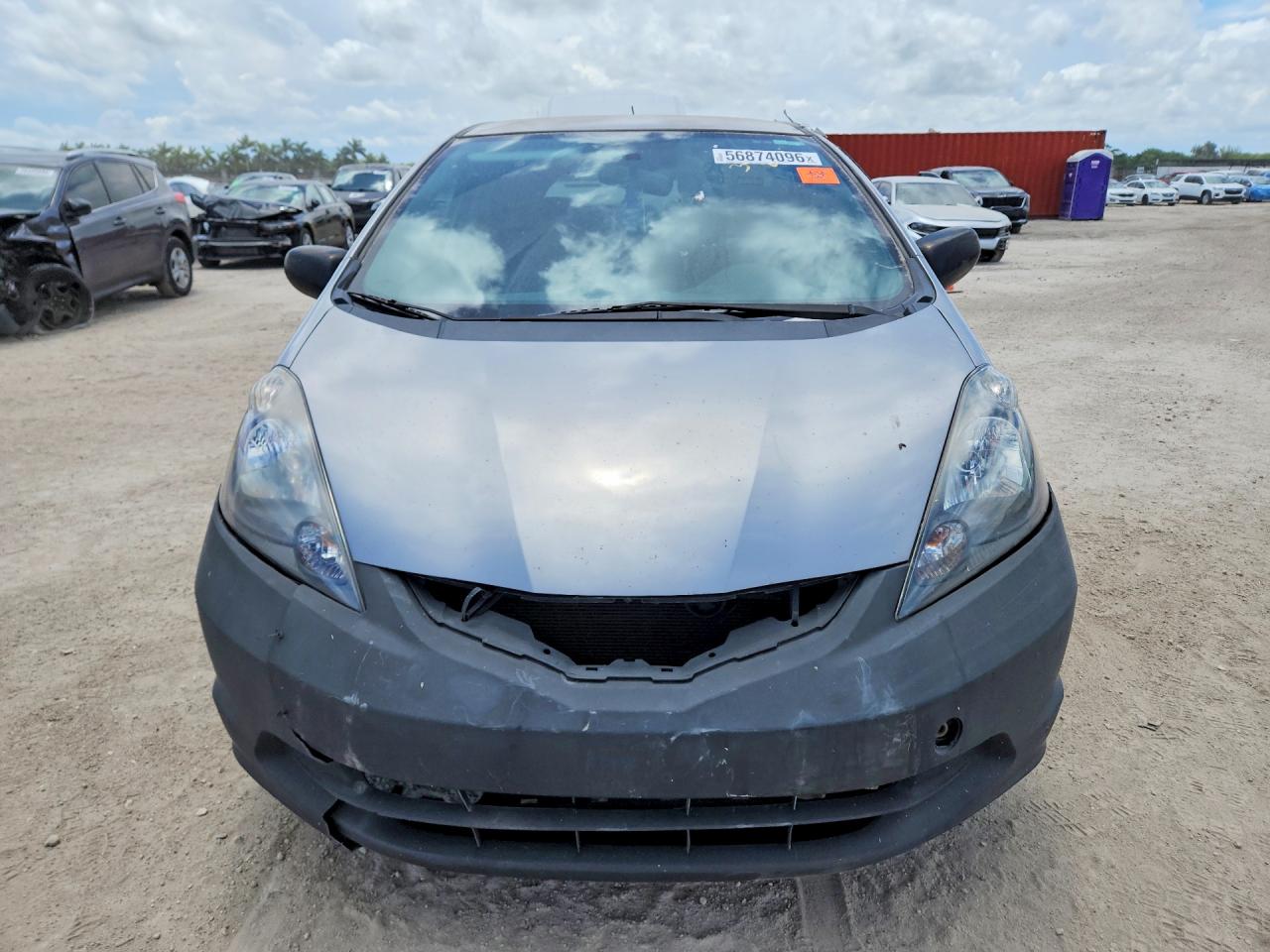 2010 Honda Fit Silver vin: JHMGE8H24AC014258