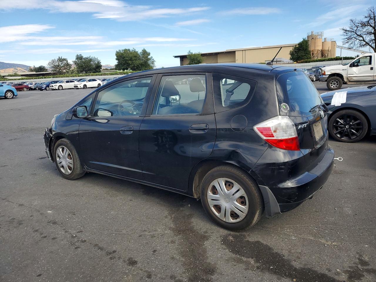 2010 Honda Fit Black vin: JHMGE8H24AC030654