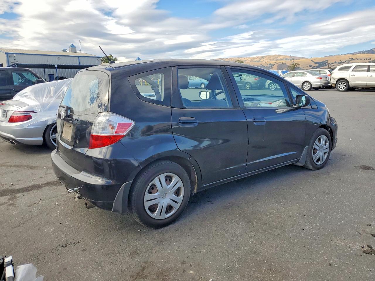 2010 Honda Fit Black vin: JHMGE8H24AC030654