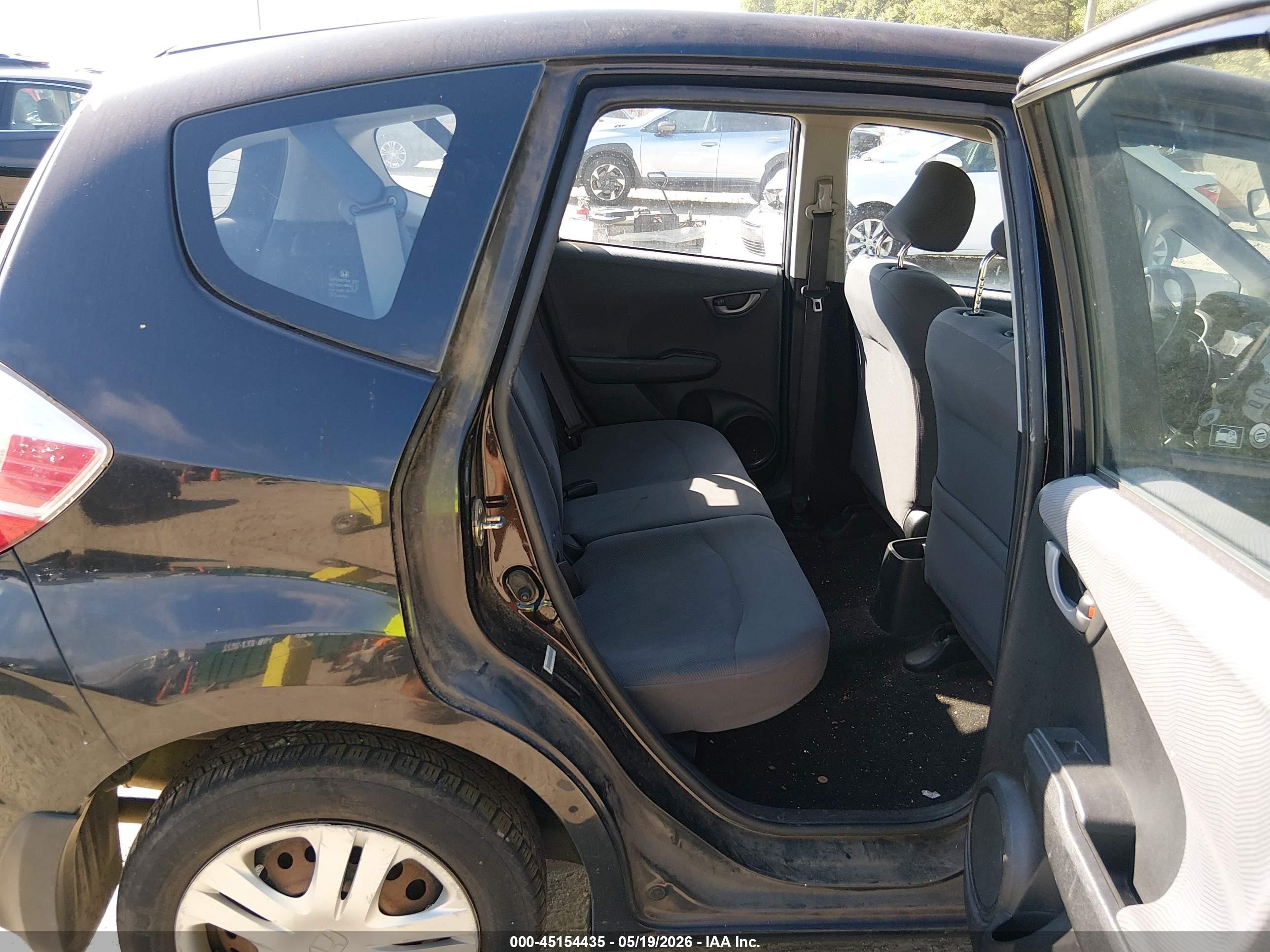 2010 Honda Fit   Black vin: JHMGE8H24AC038186