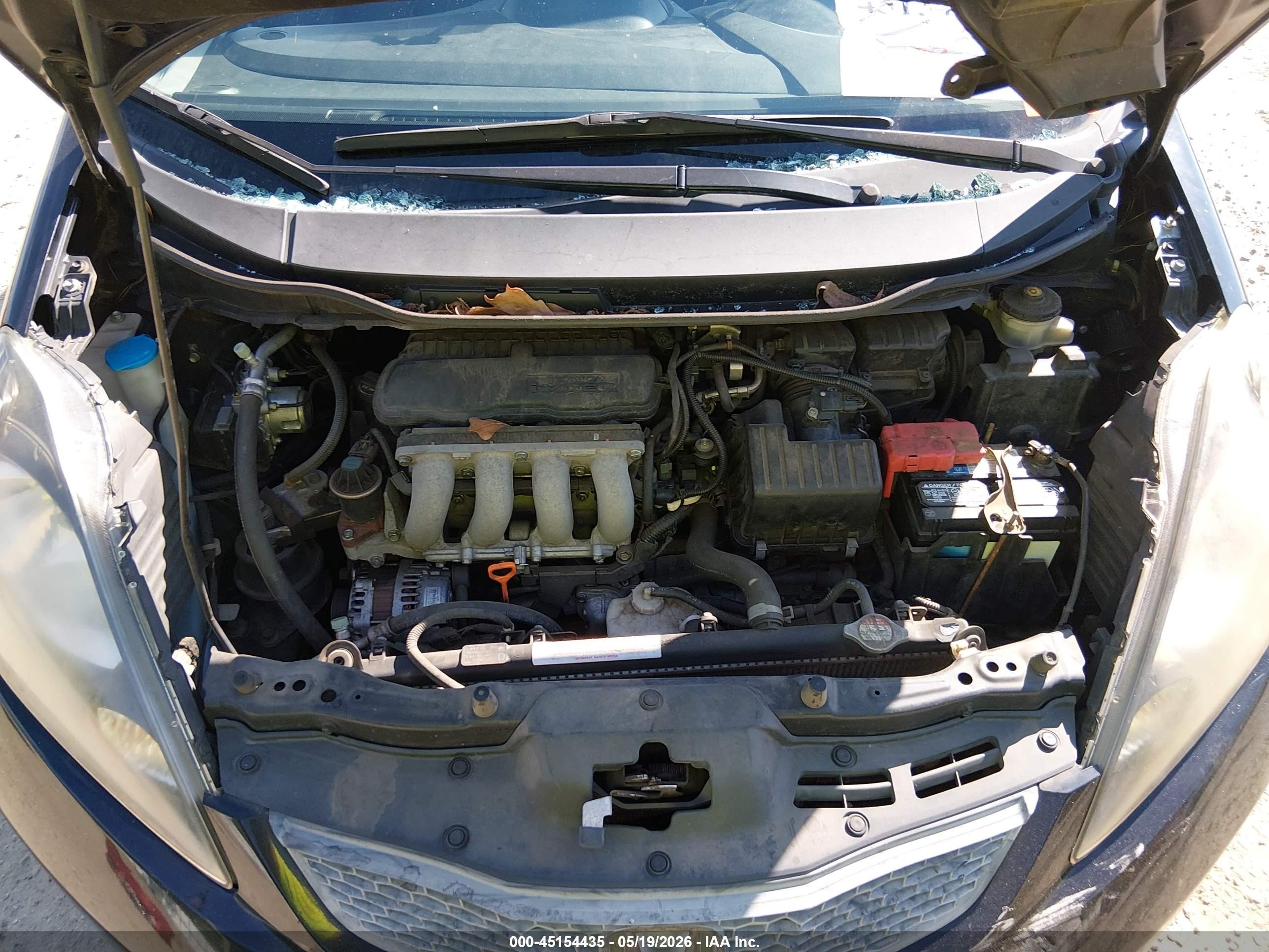 2010 Honda Fit   Black vin: JHMGE8H24AC038186