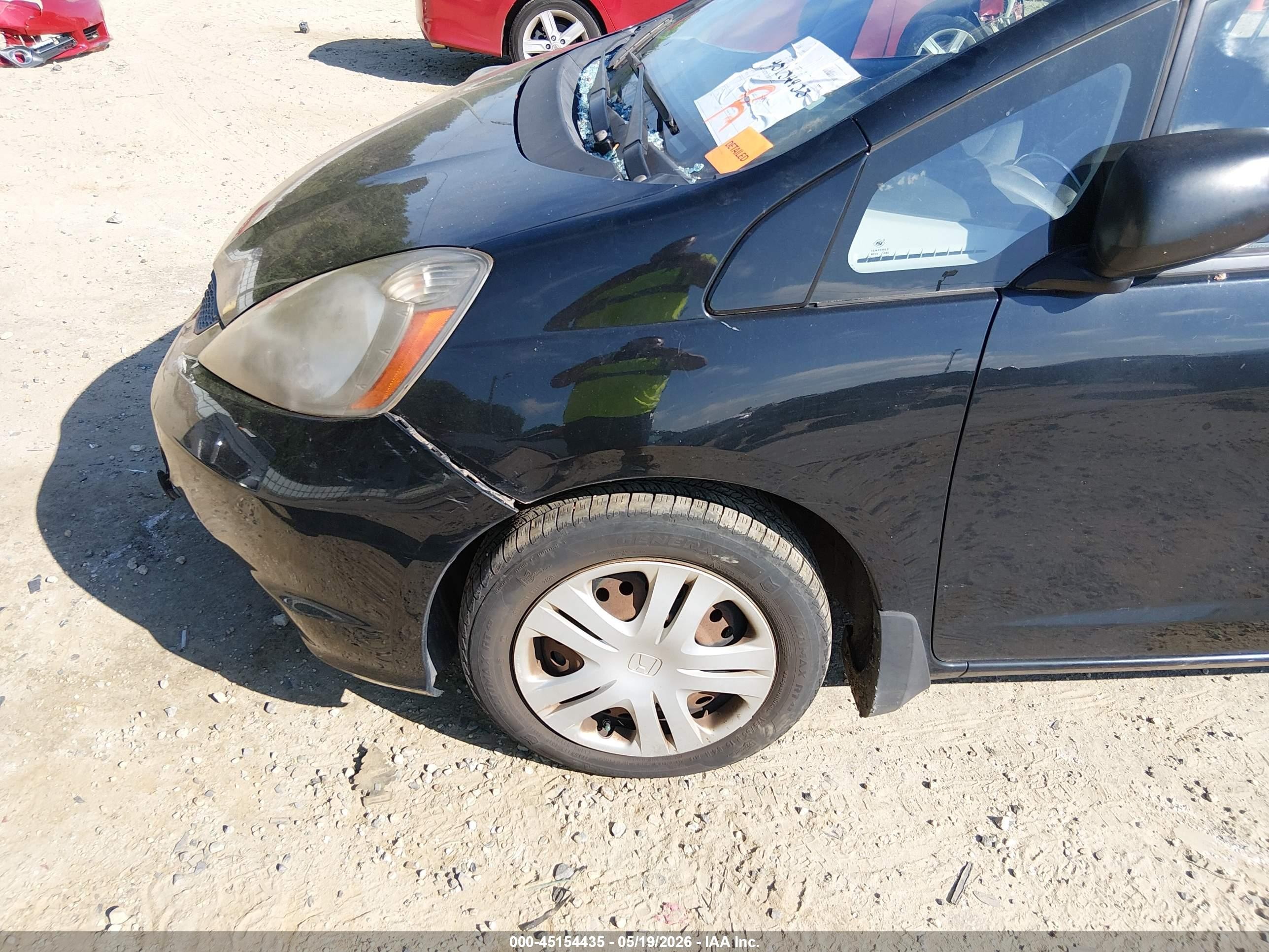 2010 Honda Fit   Black vin: JHMGE8H24AC038186