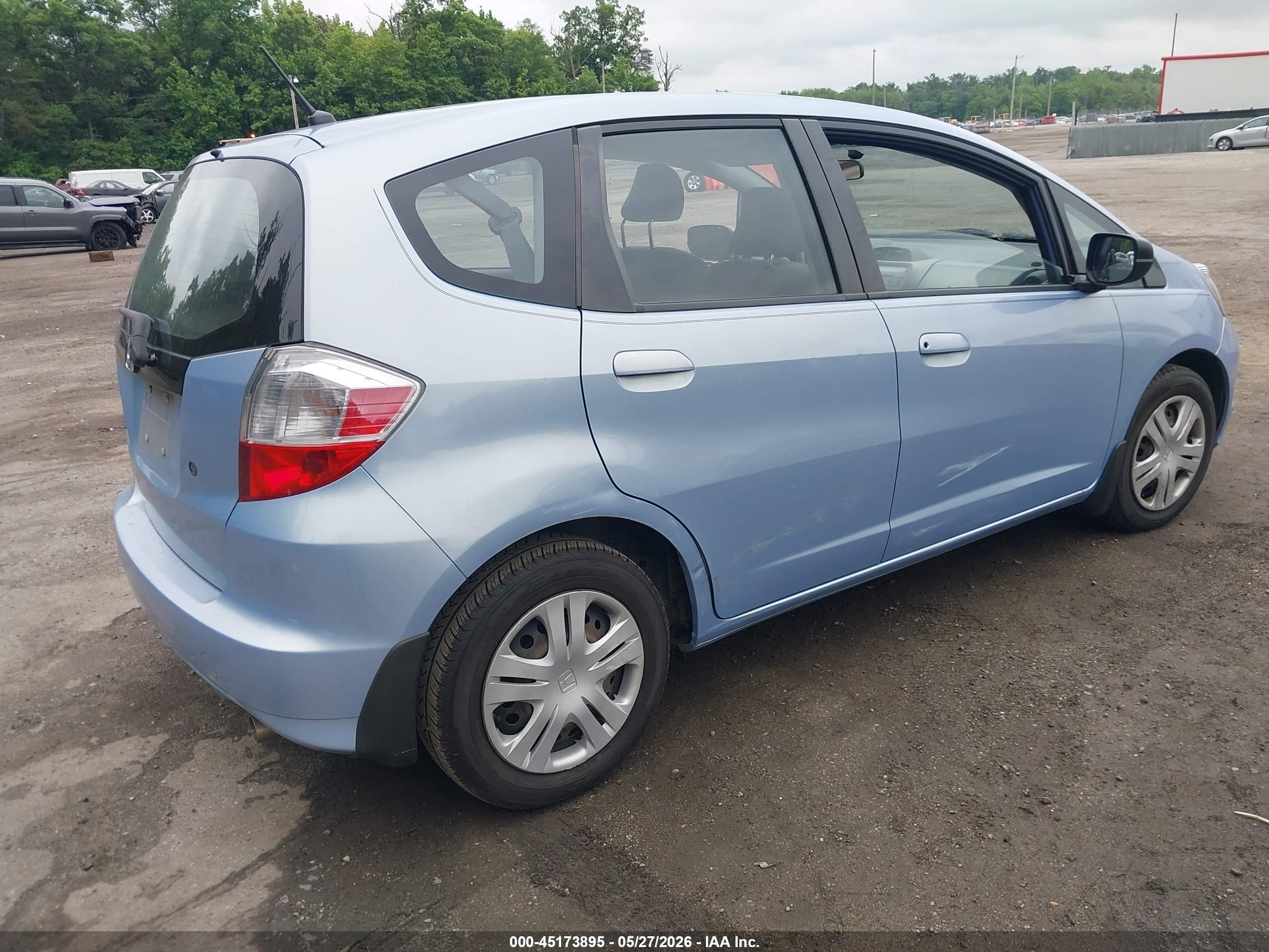 2010 Honda Fit   Light Blue vin: JHMGE8H24AS000852