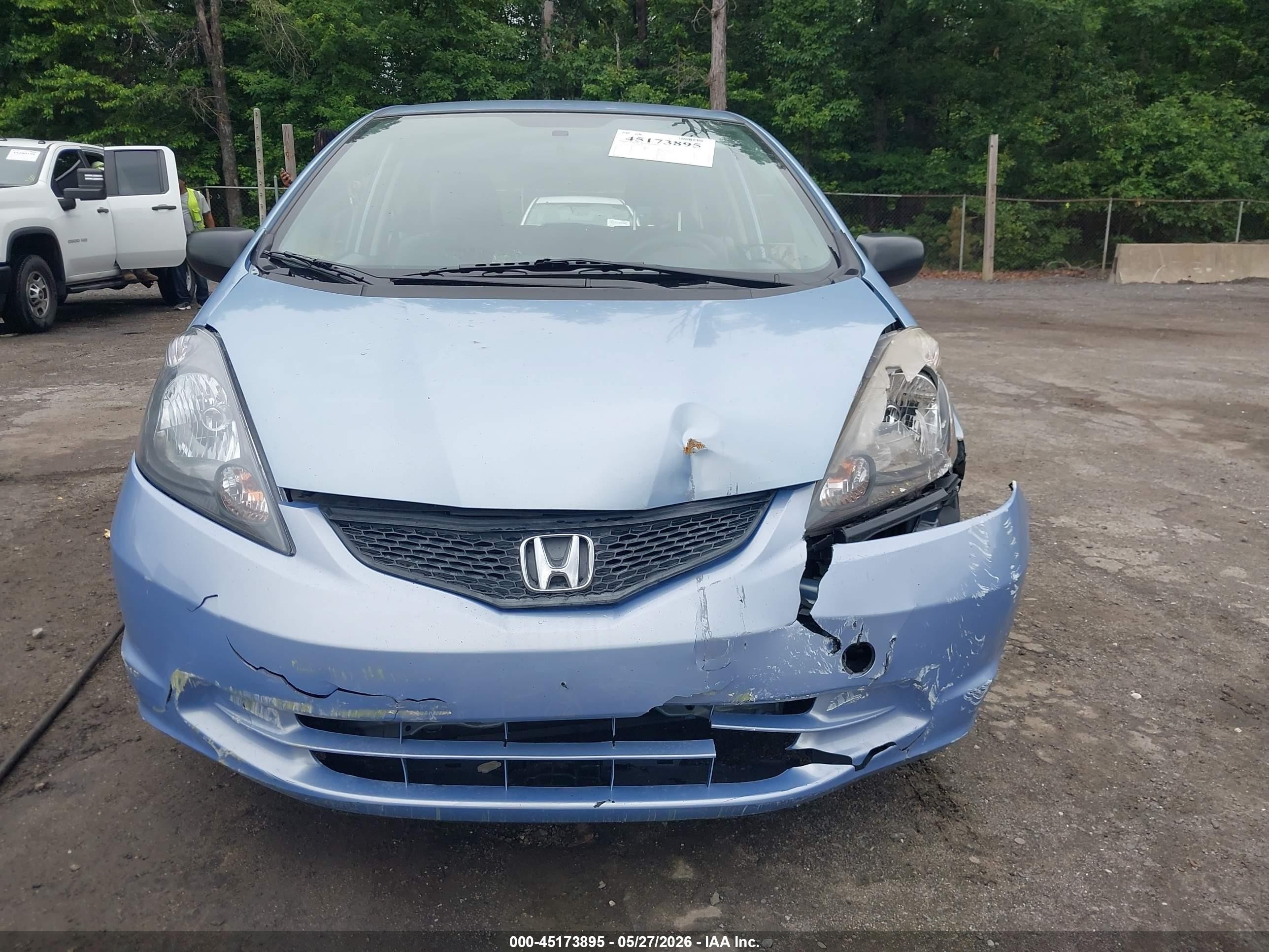2010 Honda Fit   Light Blue vin: JHMGE8H24AS000852