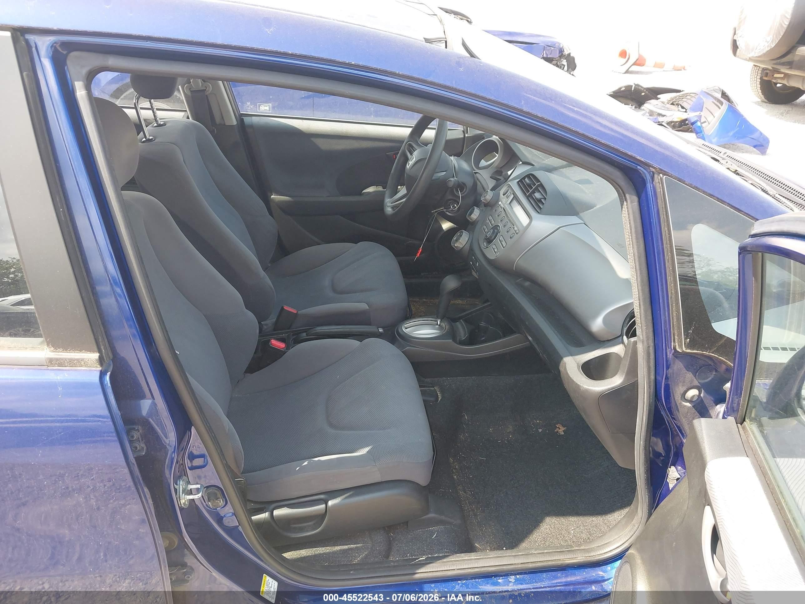 2010 Honda Fit   Blue vin: JHMGE8H24AS002553