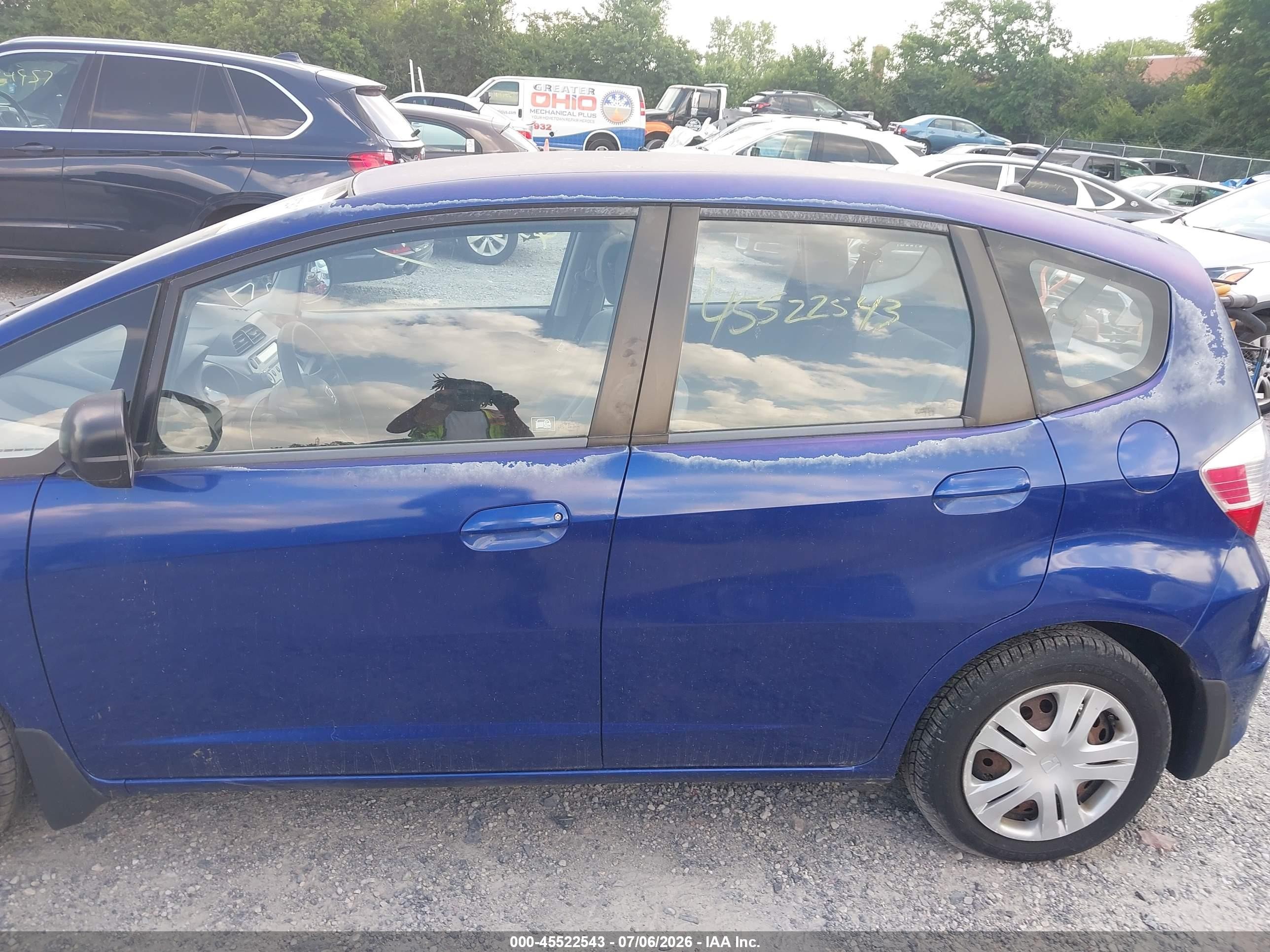2010 Honda Fit   Blue vin: JHMGE8H24AS002553