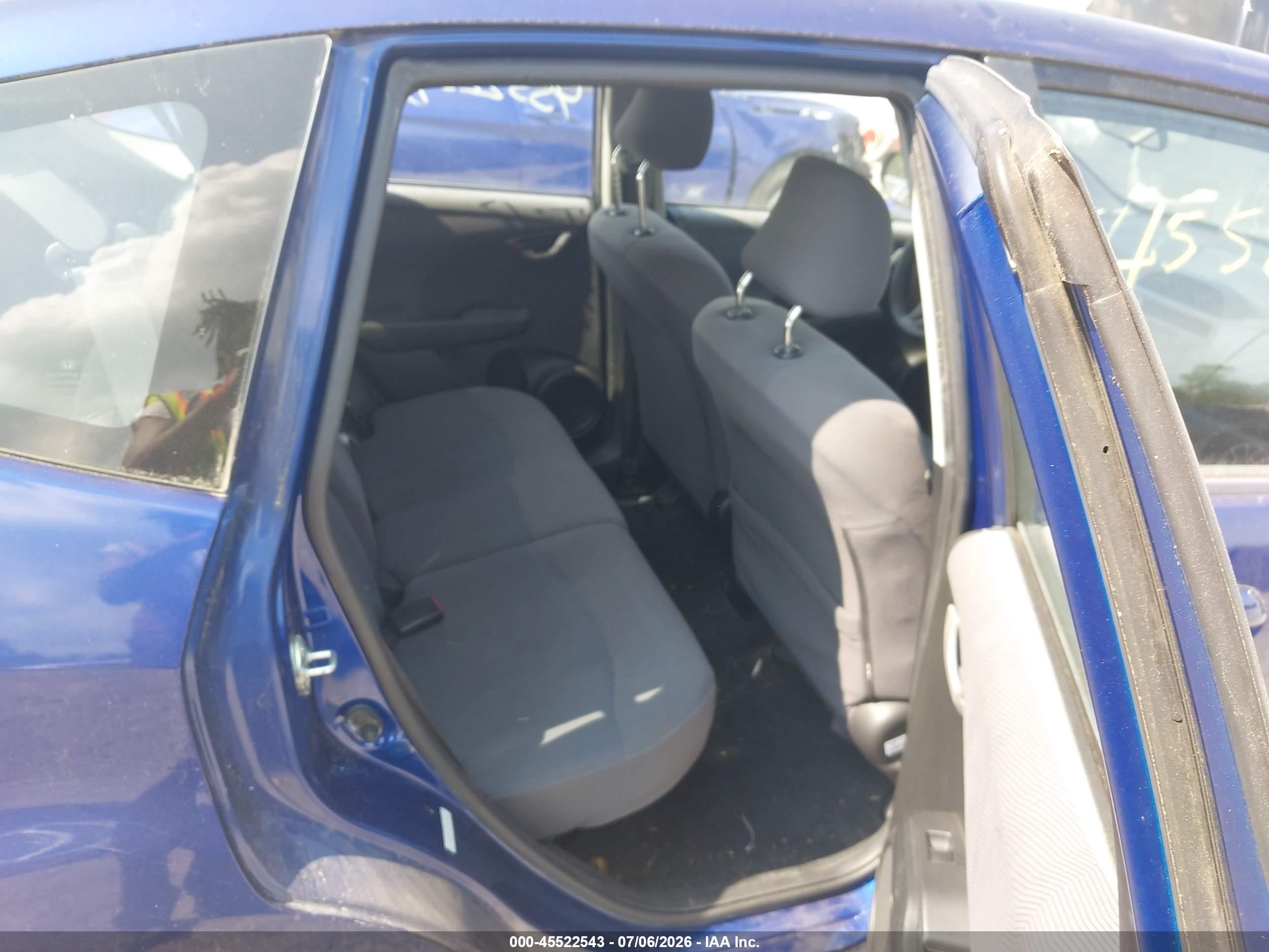 2010 Honda Fit   Blue vin: JHMGE8H24AS002553