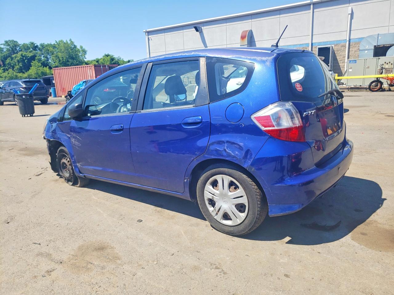 2010 Honda Fit Blue vin: JHMGE8H24AS013312