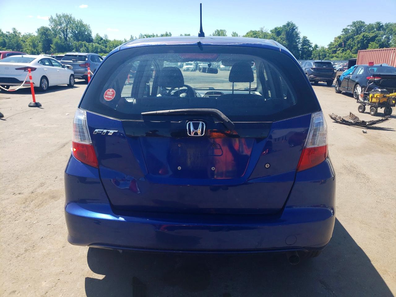 2010 Honda Fit Blue vin: JHMGE8H24AS013312