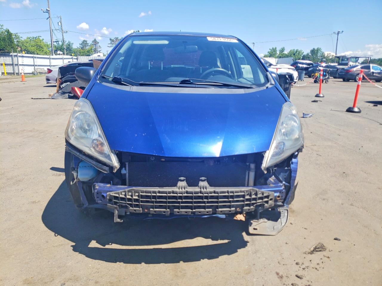 2010 Honda Fit Blue vin: JHMGE8H24AS013312