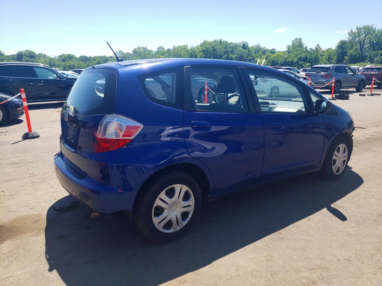 2010 Honda Fit Blue vin: JHMGE8H24AS013312