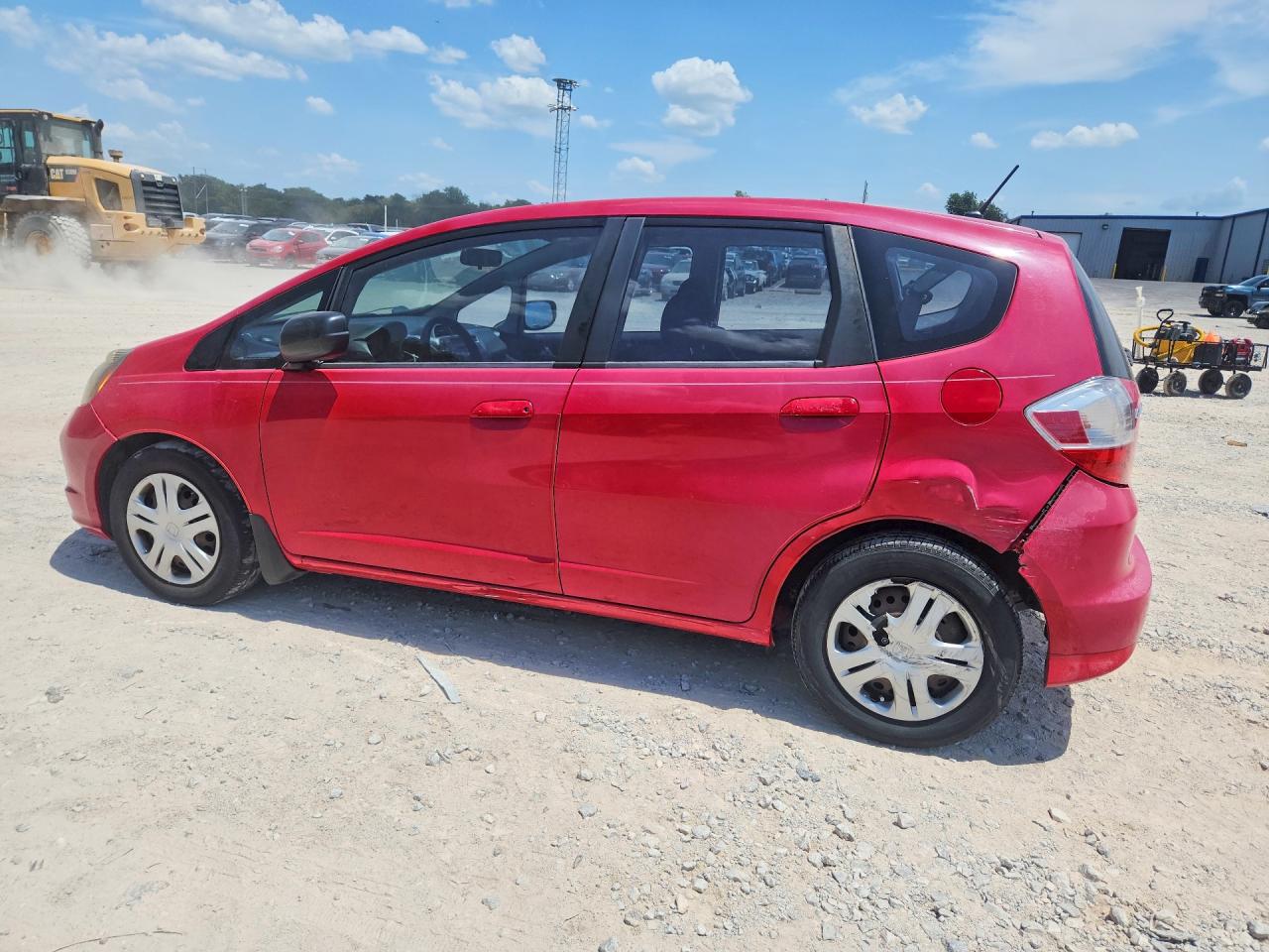 2010 Honda Fit Red vin: JHMGE8H25AC006685