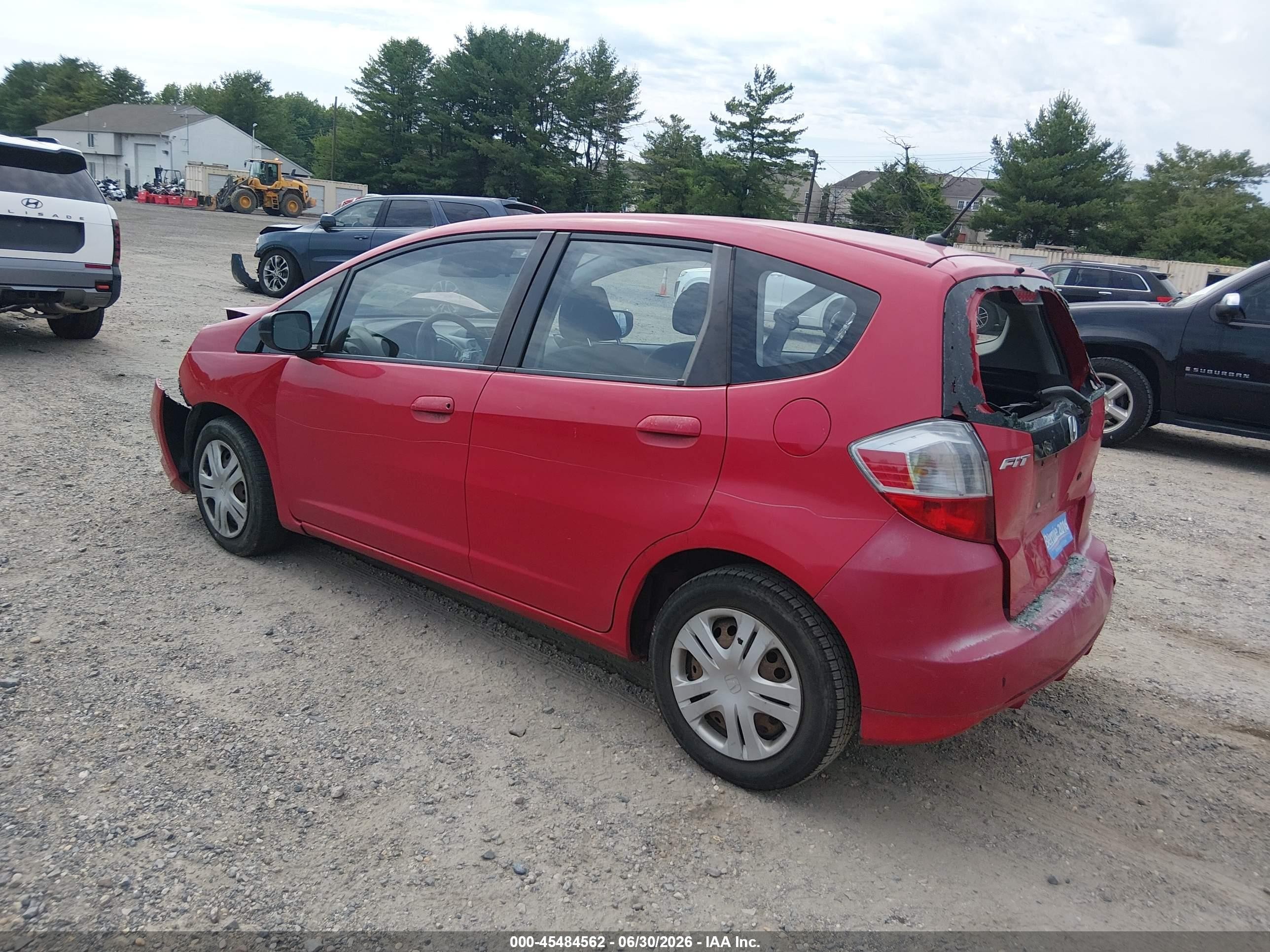 2010 Honda Fit   Красный vin: JHMGE8H25AC010607
