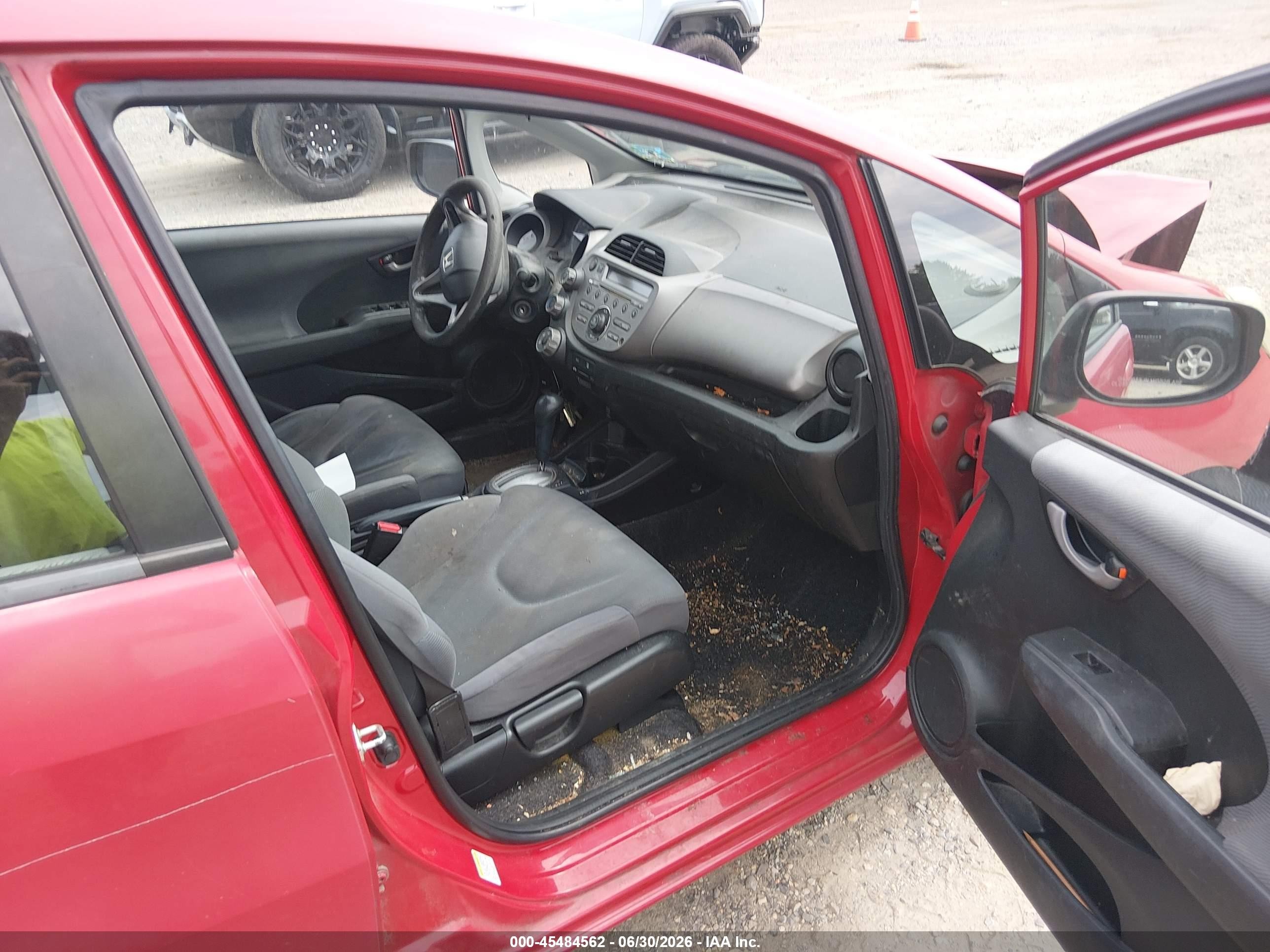 2010 Honda Fit   Красный vin: JHMGE8H25AC010607