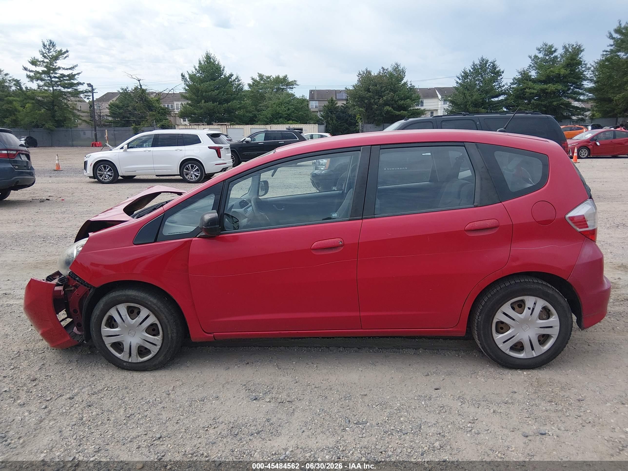2010 Honda Fit   Красный vin: JHMGE8H25AC010607