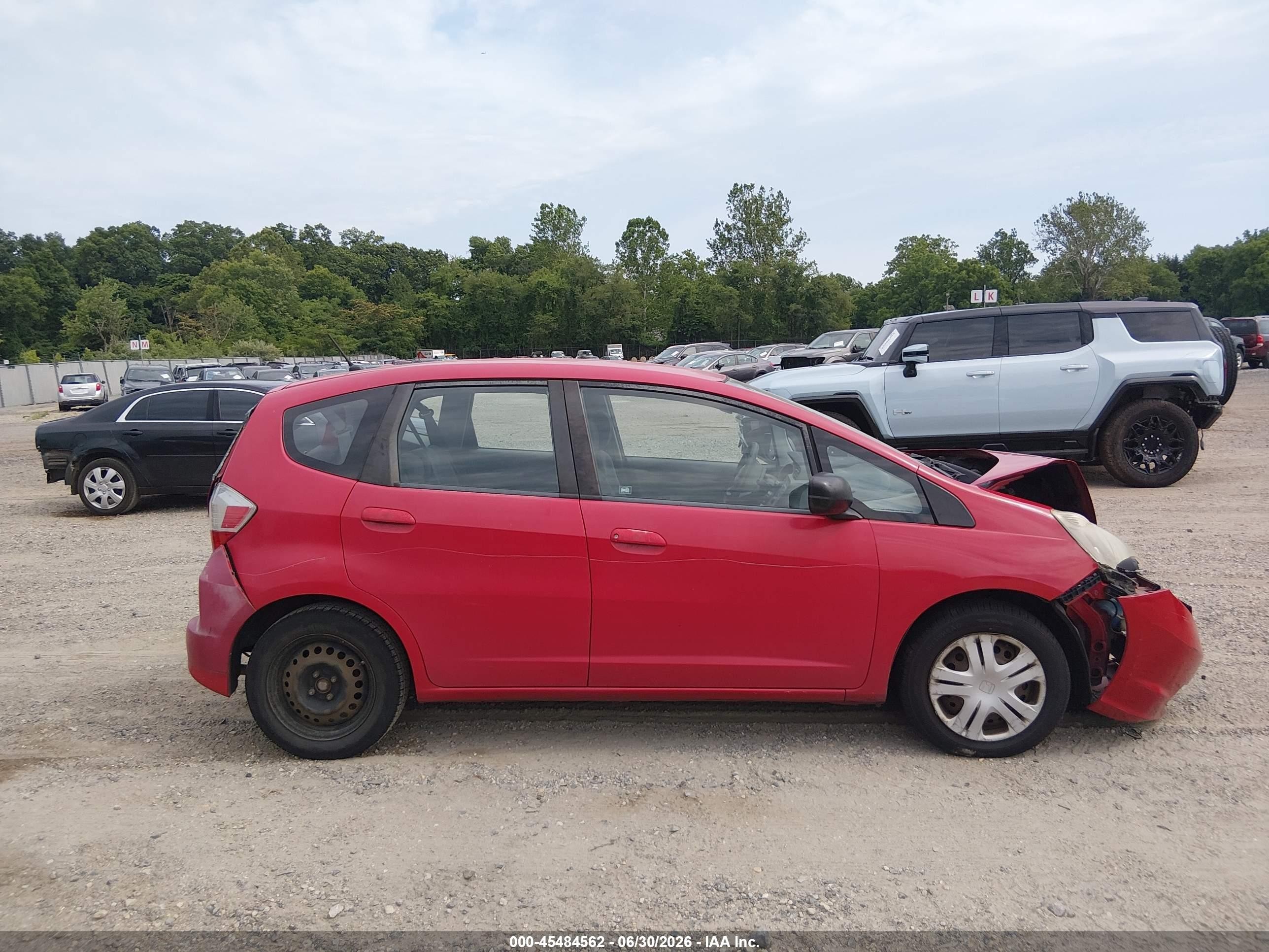 2010 Honda Fit   Красный vin: JHMGE8H25AC010607
