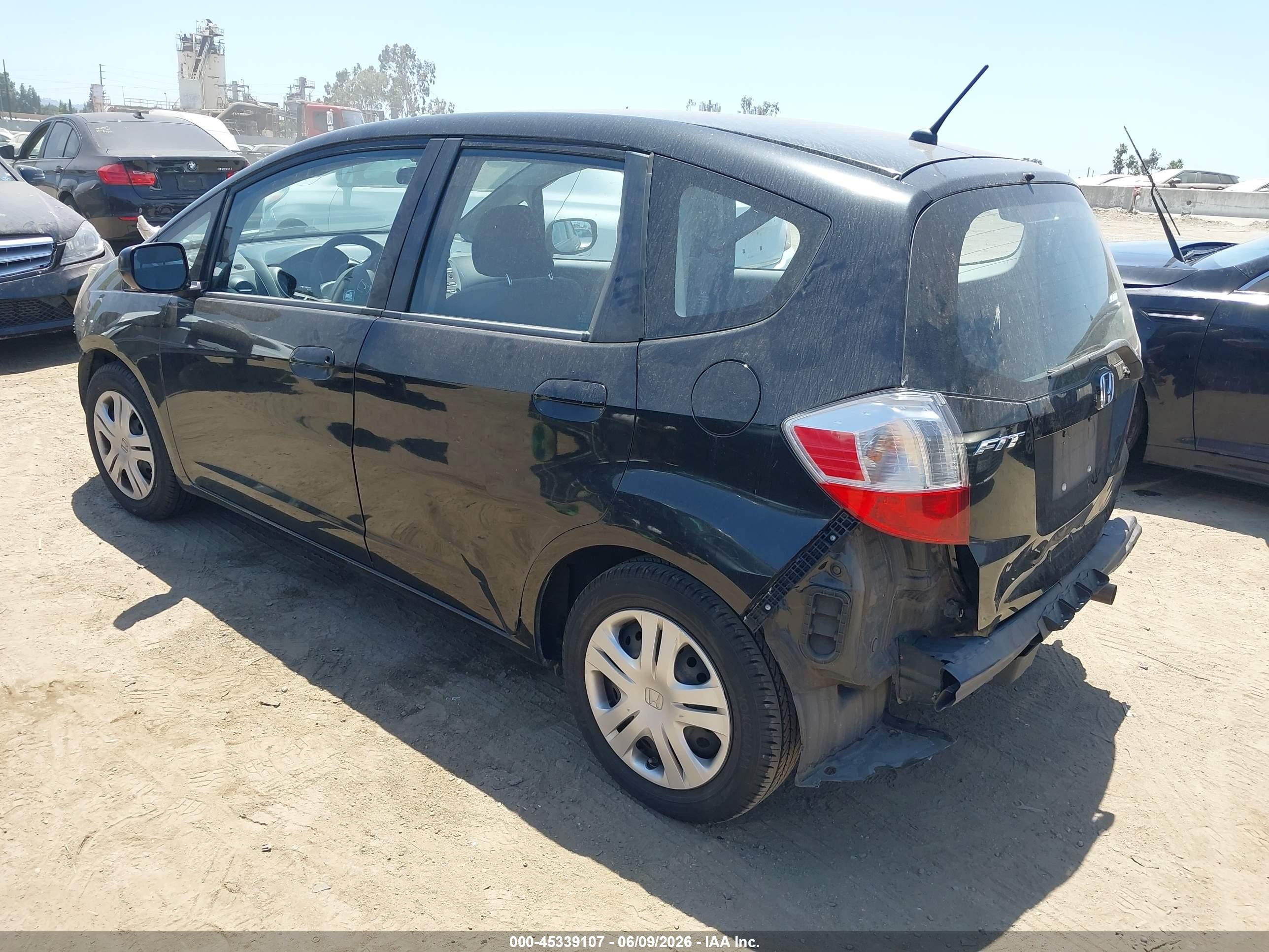2010 Honda Fit   Черный vin: JHMGE8H25AC039363