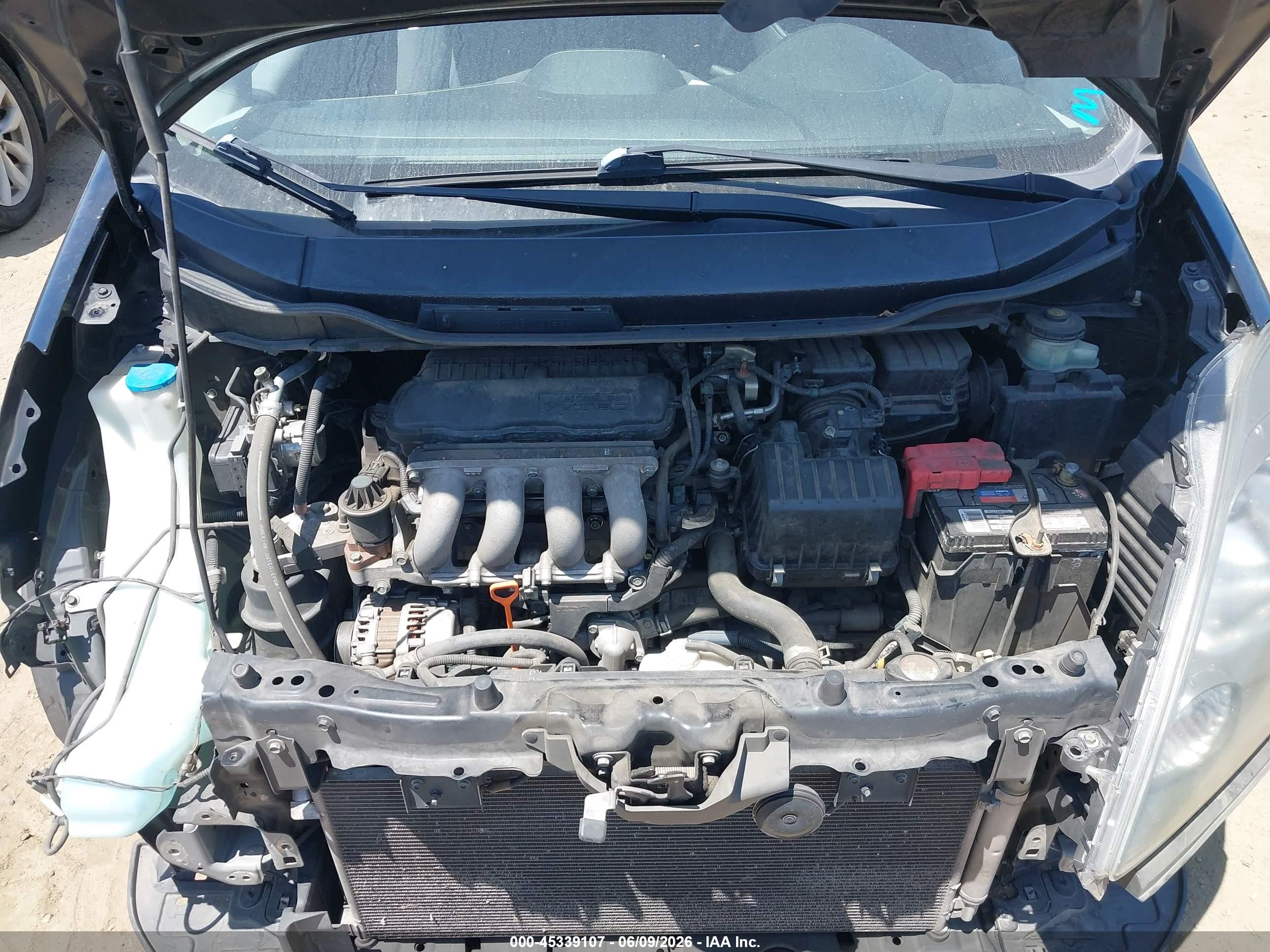 2010 Honda Fit   Черный vin: JHMGE8H25AC039363