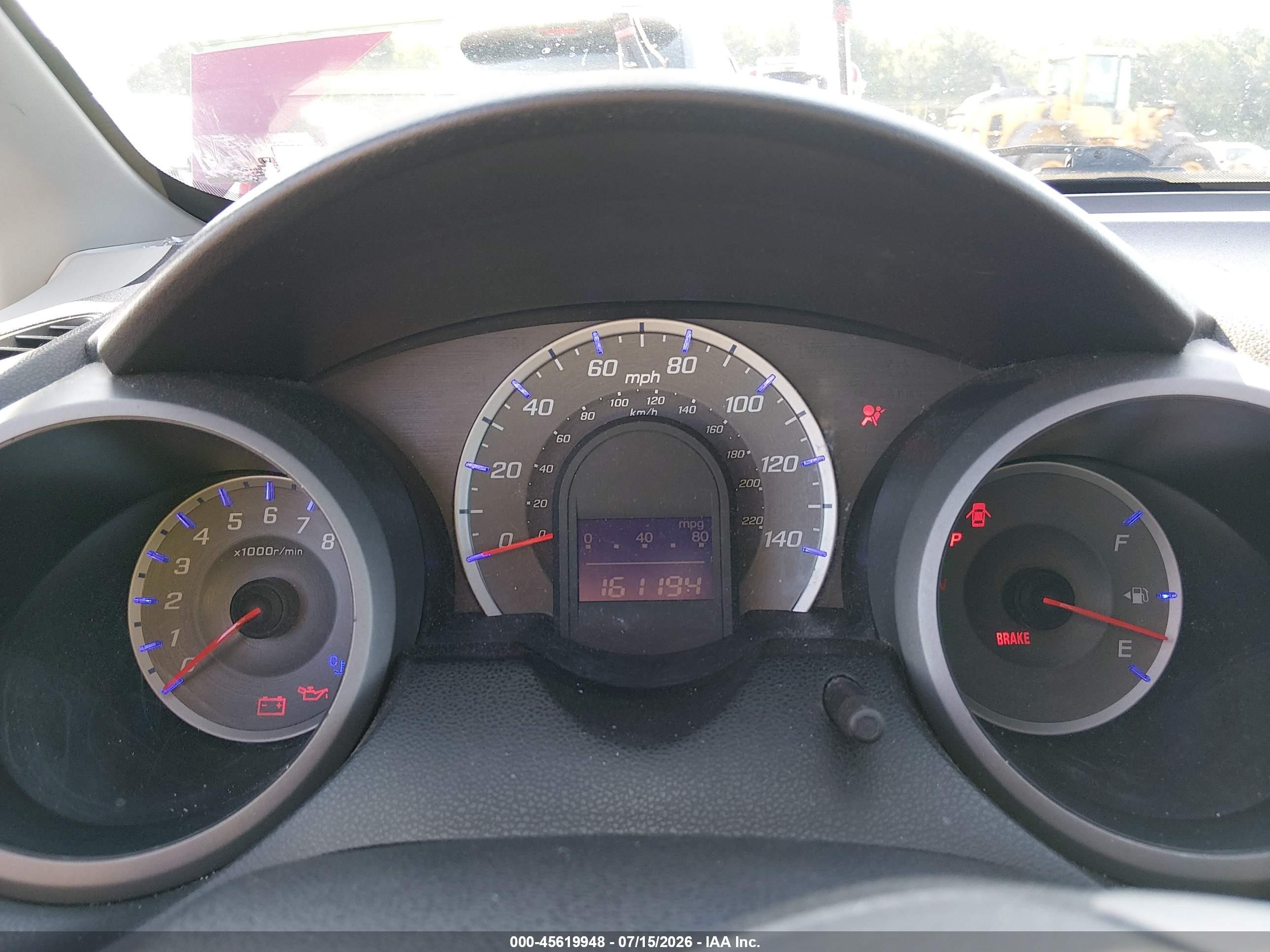 2010 Honda Fit   Красный vin: JHMGE8H25AS005848