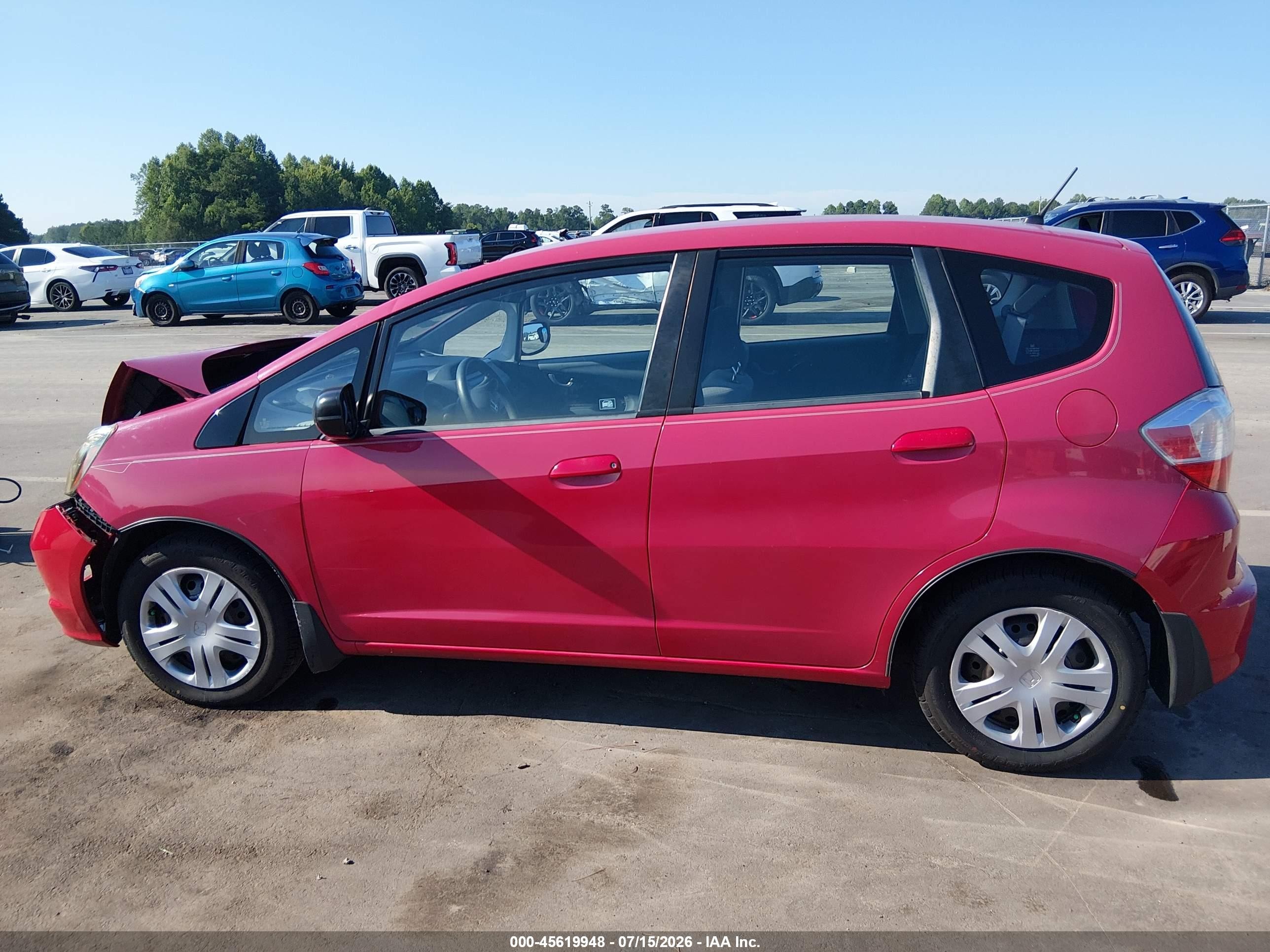 2010 Honda Fit   Красный vin: JHMGE8H25AS005848