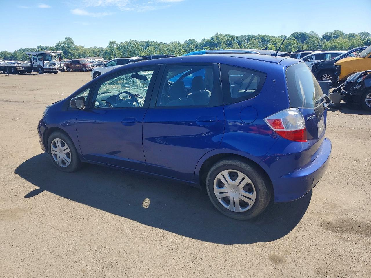 2010 Honda Fit Blue vin: JHMGE8H25AS019488