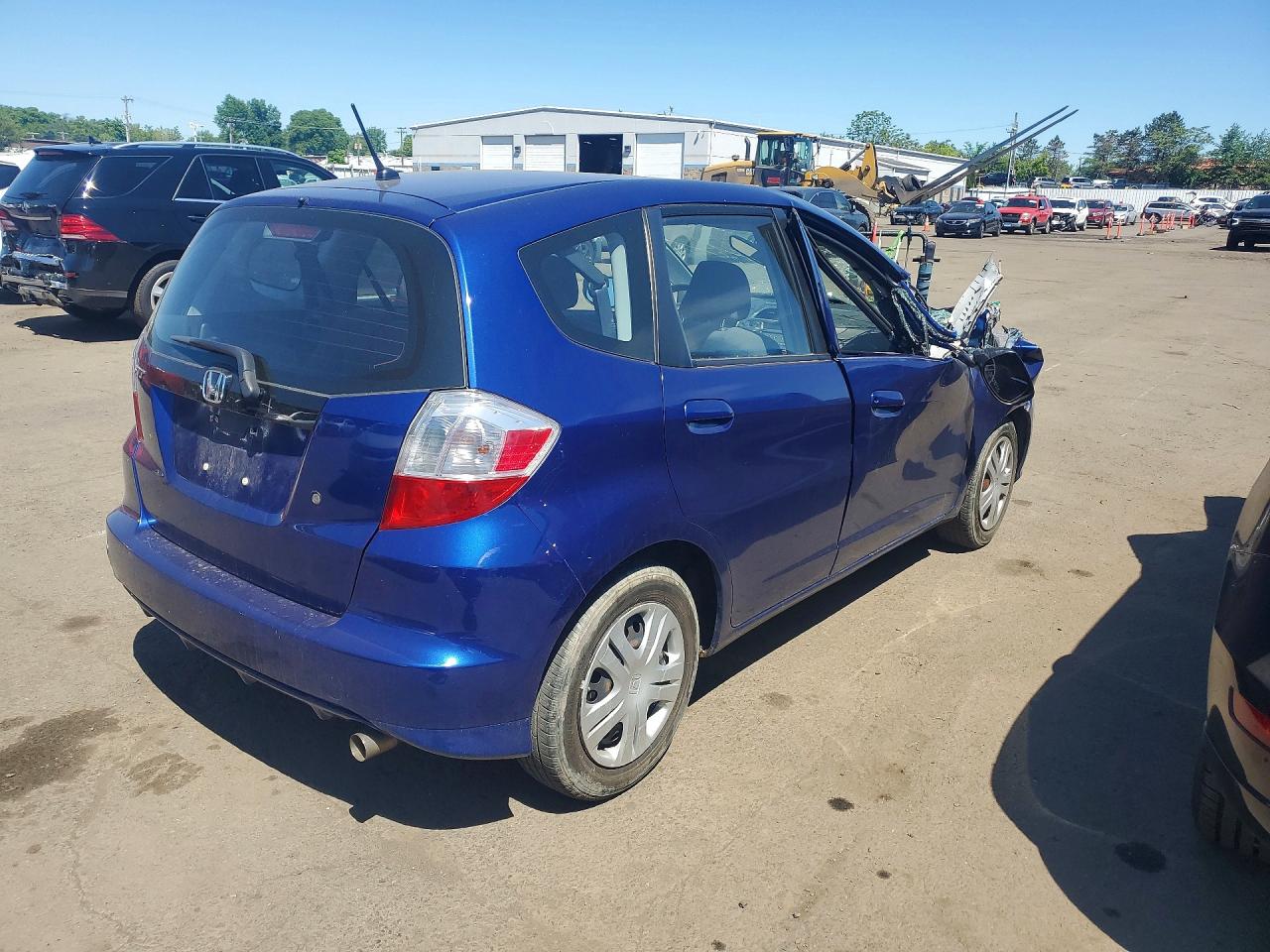 2010 Honda Fit Blue vin: JHMGE8H25AS019488