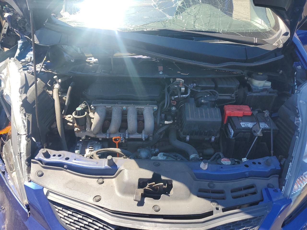 2010 Honda Fit Blue vin: JHMGE8H25AS019488