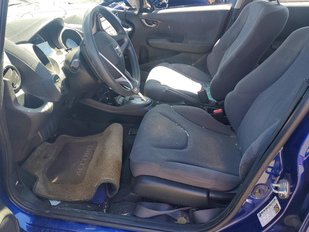 2010 Honda Fit Blue vin: JHMGE8H25AS019488