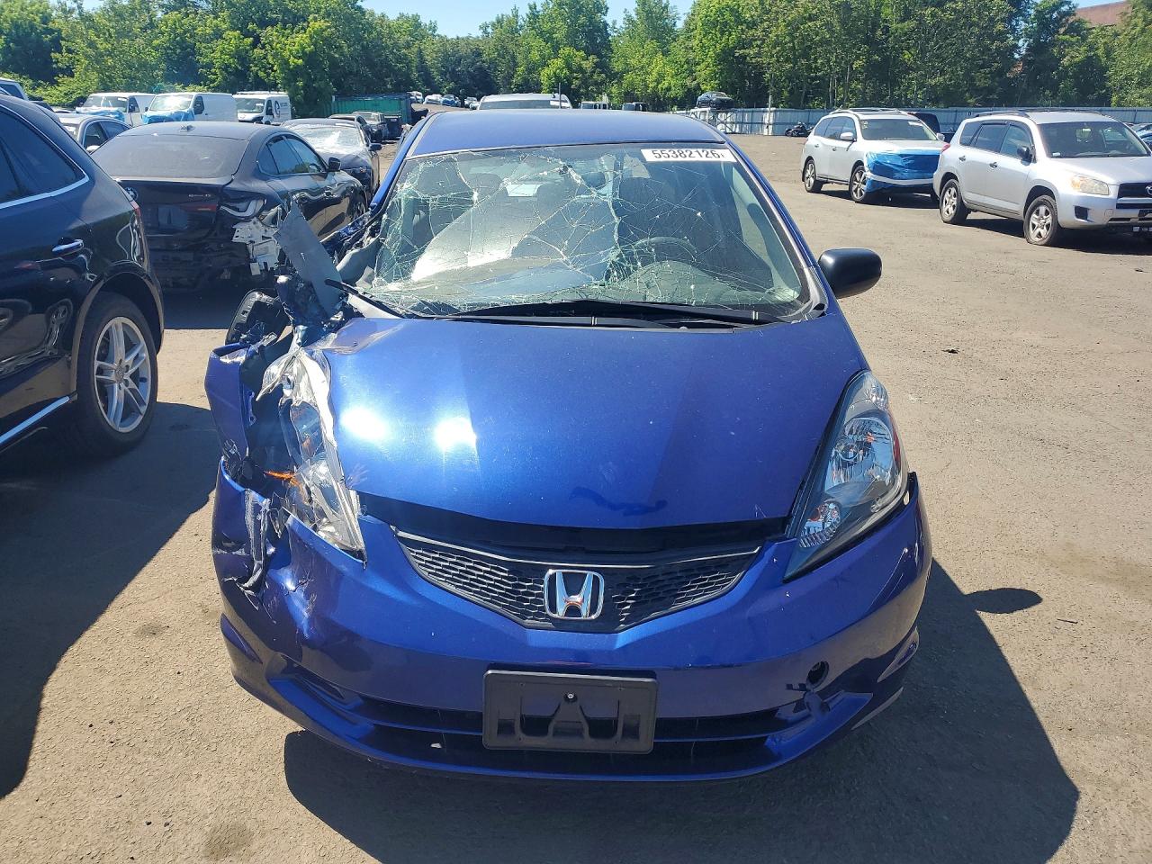 2010 Honda Fit Blue vin: JHMGE8H25AS019488